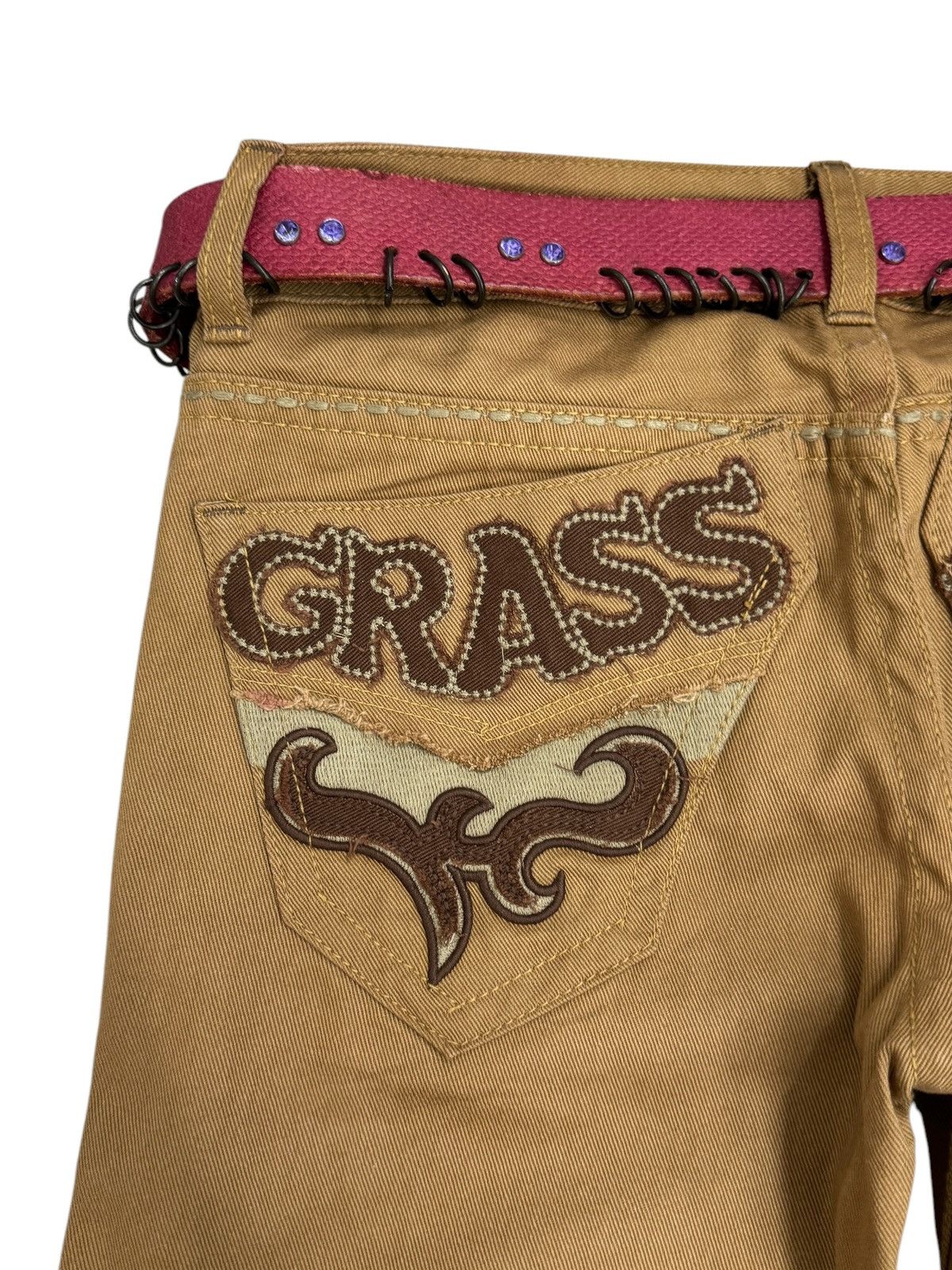 Hysteric Glamour × Japanese Brand × Seditionaries Flared GRASS HOPPER Seditionaries Back Embroidered Size US 28 / EU 44 - 14 Thumbnail