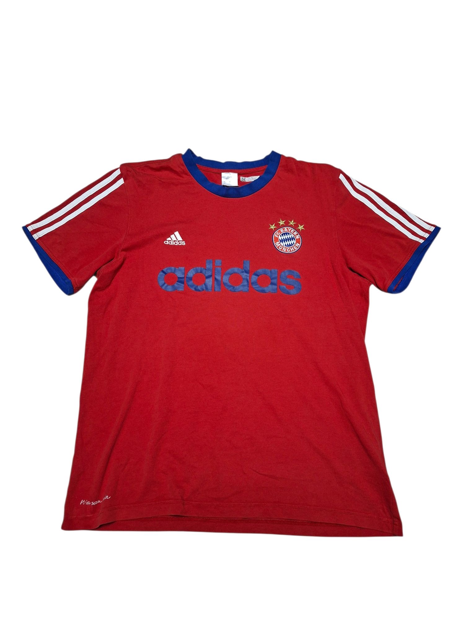 Adidas BAYERN MUNICH ADIDAS BIG LOGO VINTAGE TEE Size US L / EU 52-54 / 3 - 1 Thumbnail