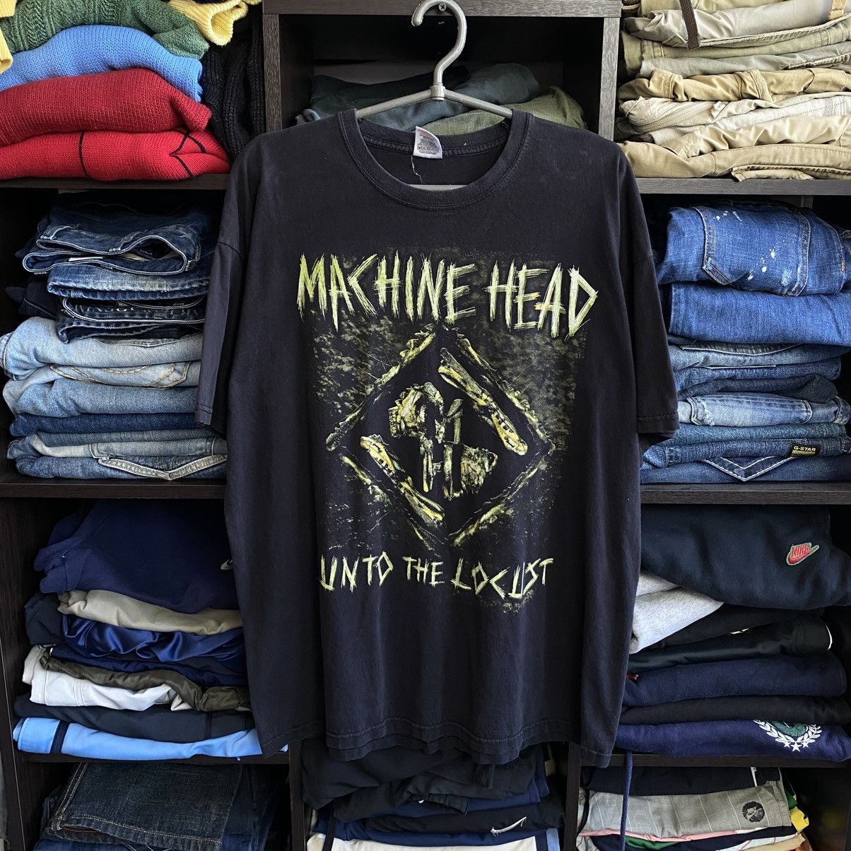 Band Tees Vintage Machine Head Unto The Locust Big Logo rock band tee Size US XL / EU 56 / 4 - 1 Thumbnail
