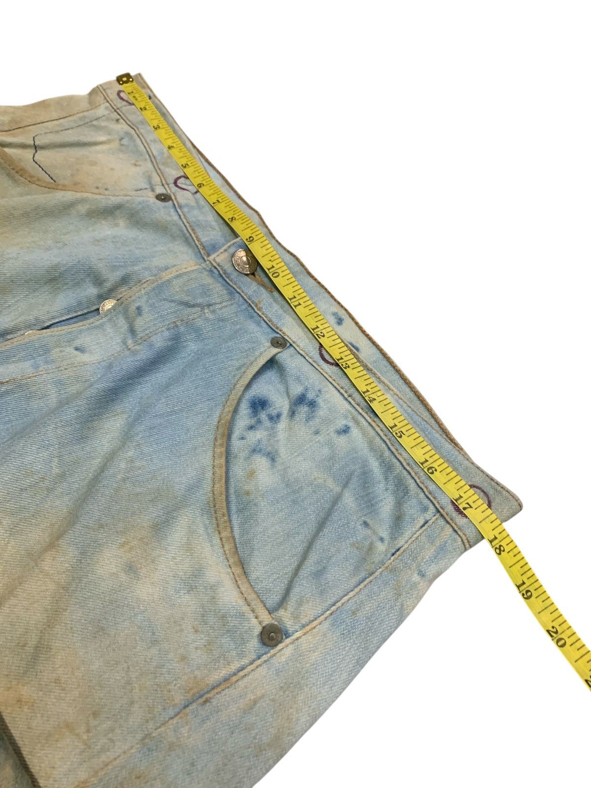 Levi's Vintage Clothing Rare Levi's Engineered Jeans Acid Washed Printed Mens Jeans Size US 35 - 15 Thumbnail