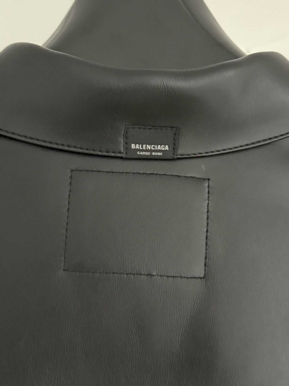 Balenciaga Balenciaga Garde-Robe leather shirt jacket size 1 Size US M / EU 48-50 / 2 - 3 Thumbnail