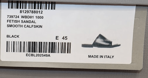Balenciaga o1rshd1 Smooth Calfskin Fetish Sandal in Black Size US 12 / EU 45 - 13 Thumbnail