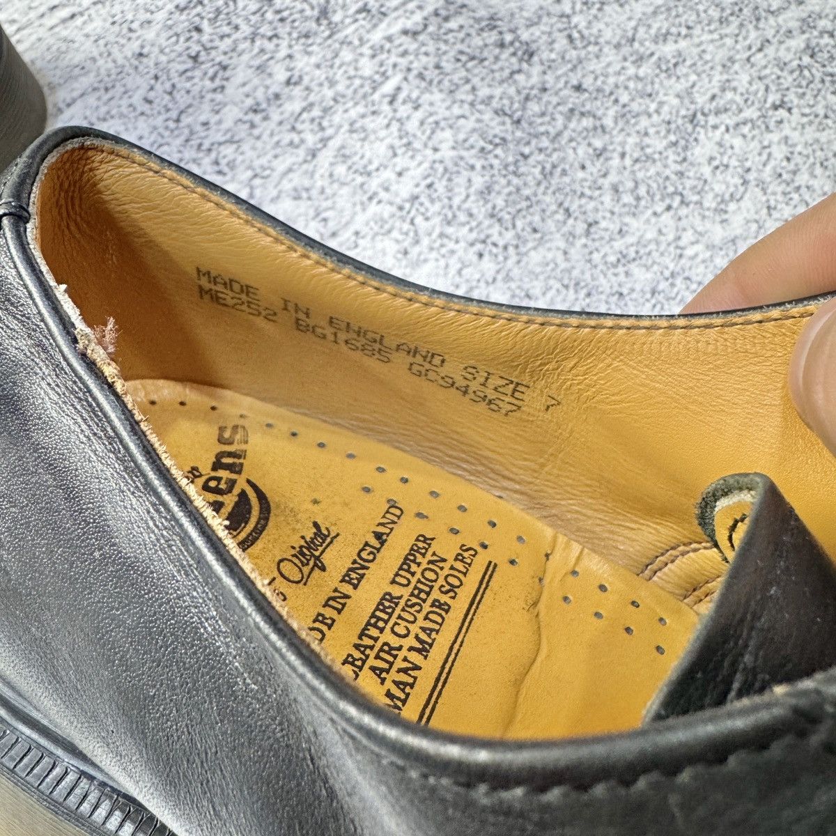 Dr. Martens × Handmade × Vintage Dr. Martens England Black Derbies US8 UK7 EU41 26cm Size US 8 / EU 41 - 13 Thumbnail