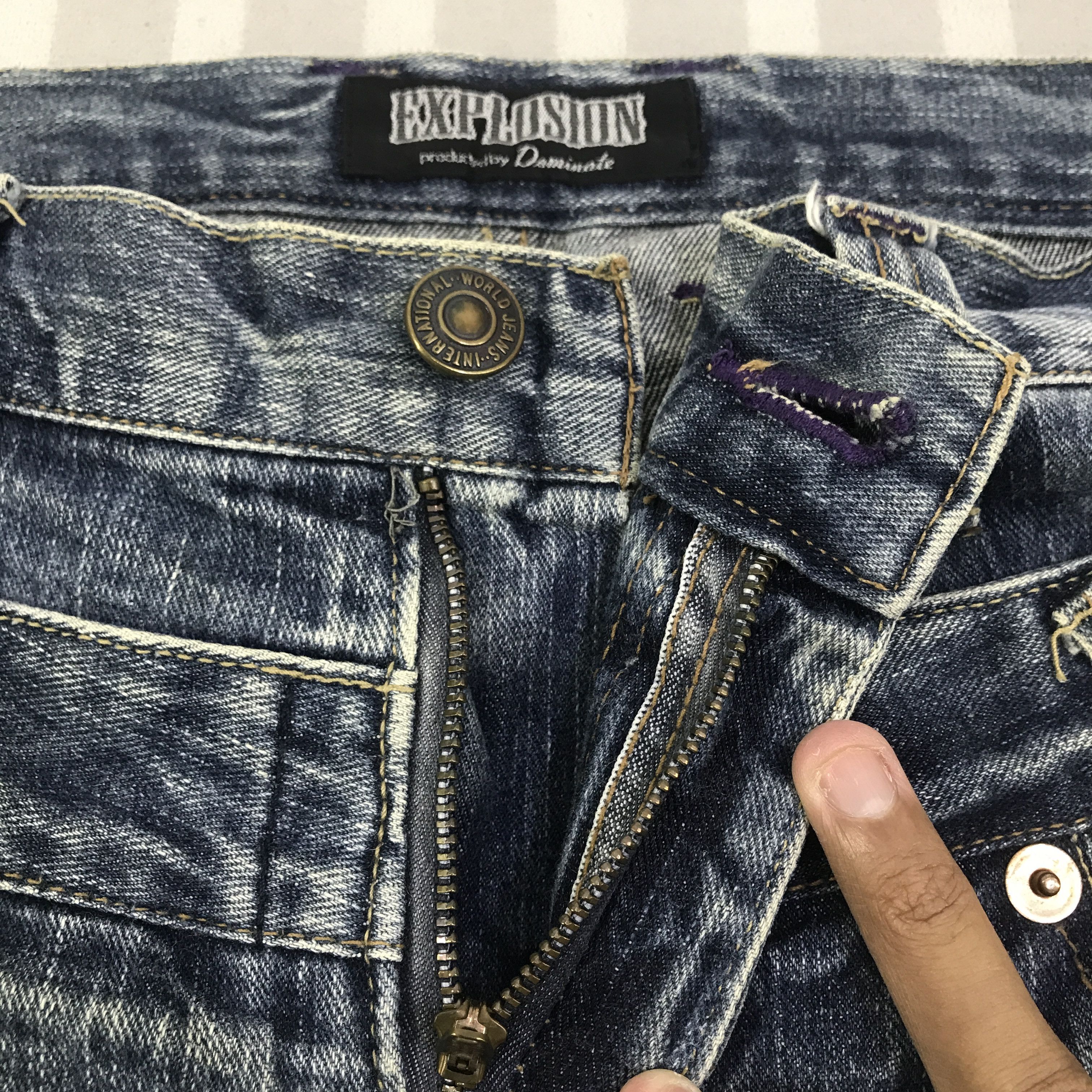Japanese Brand Vintage japan design Jeans denim pants K130B16 Size US 33 - 13 Thumbnail