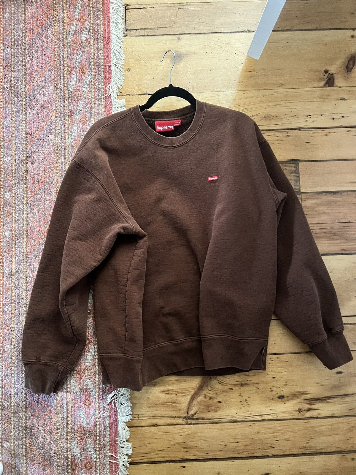 Supreme Supreme Small Box Logo Crewneck Size US L / EU 52-54 / 3 - 1 Thumbnail