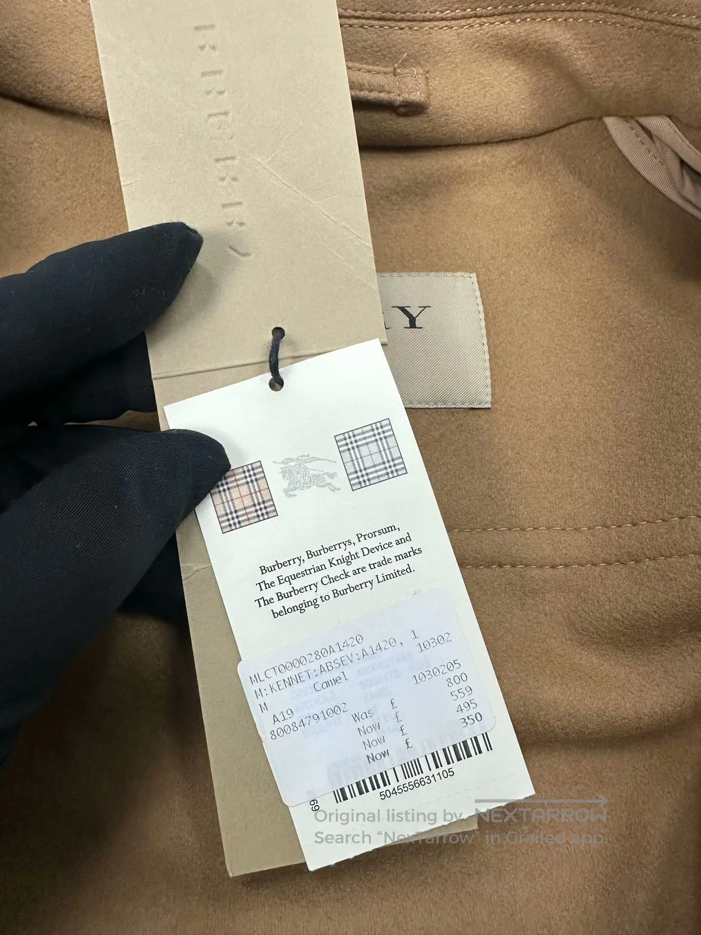 Burberry Burberry Khaki Horn Button Cashmere Coat| Size M / US 6-8 / IT 42-44 - 3 Thumbnail