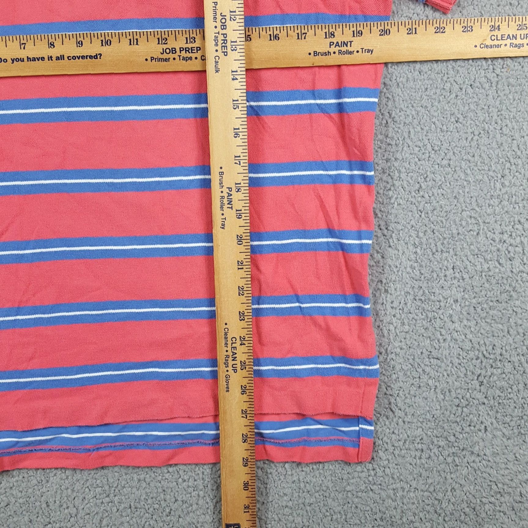 Ralph Lauren VINTAGE Ralph Lauren Polo Shirt Men M Pink Striped Pony Logo 90s Grunge Preppy Skate Size US M / EU 48-50 / 2 - 7 Thumbnail