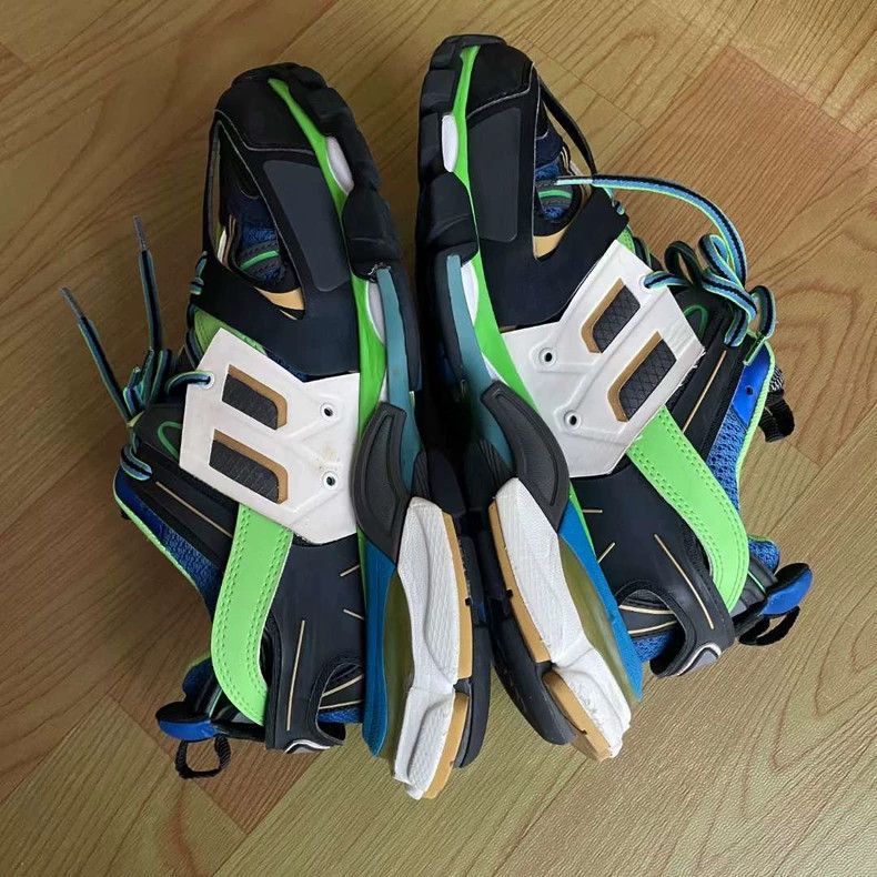 Balenciaga Balenciaga Black and green shoes 2502-Nextarrow Size US 7 / EU 40 - 6 Thumbnail