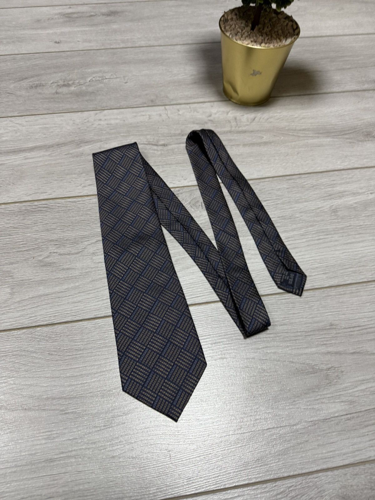 Burberry Burberry monogram all over silk tie Size ONE SIZE - 1 Thumbnail