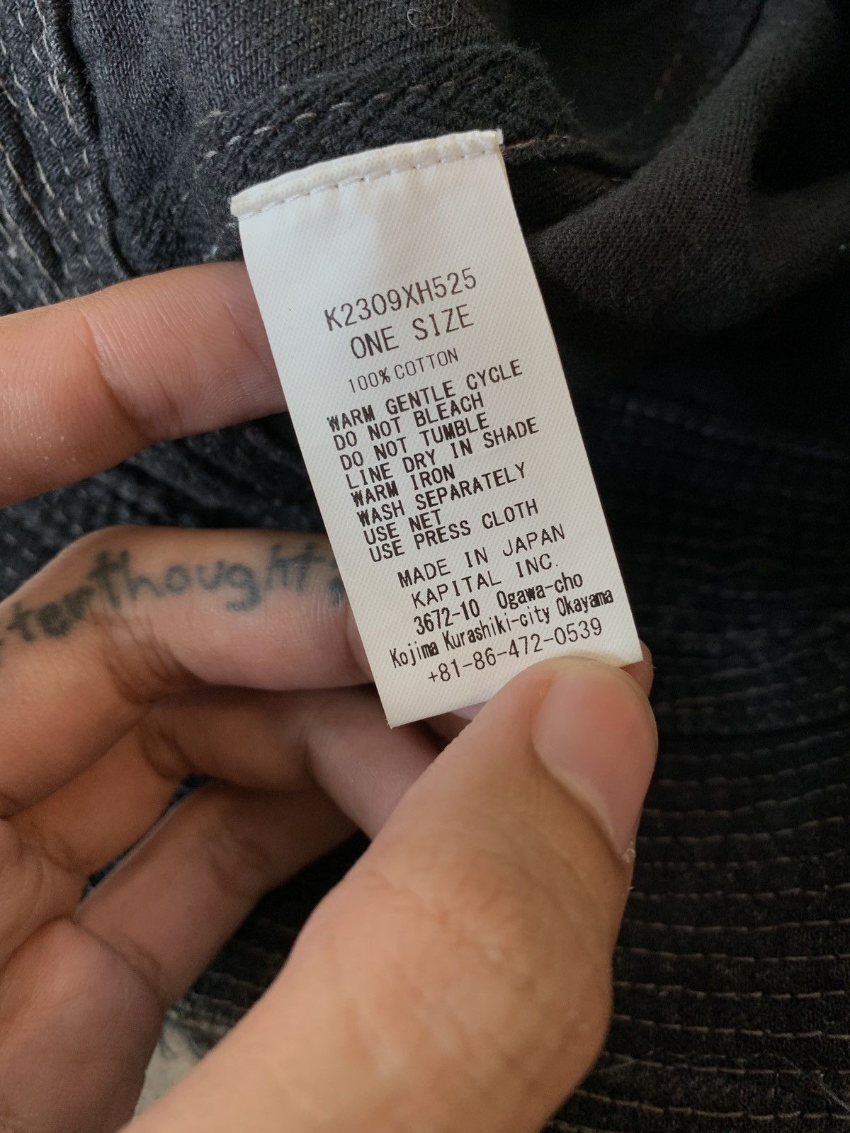 Kapital Kountry Kapital Boro Bucket Hat Distressed Size ONE SIZE - 5 Thumbnail