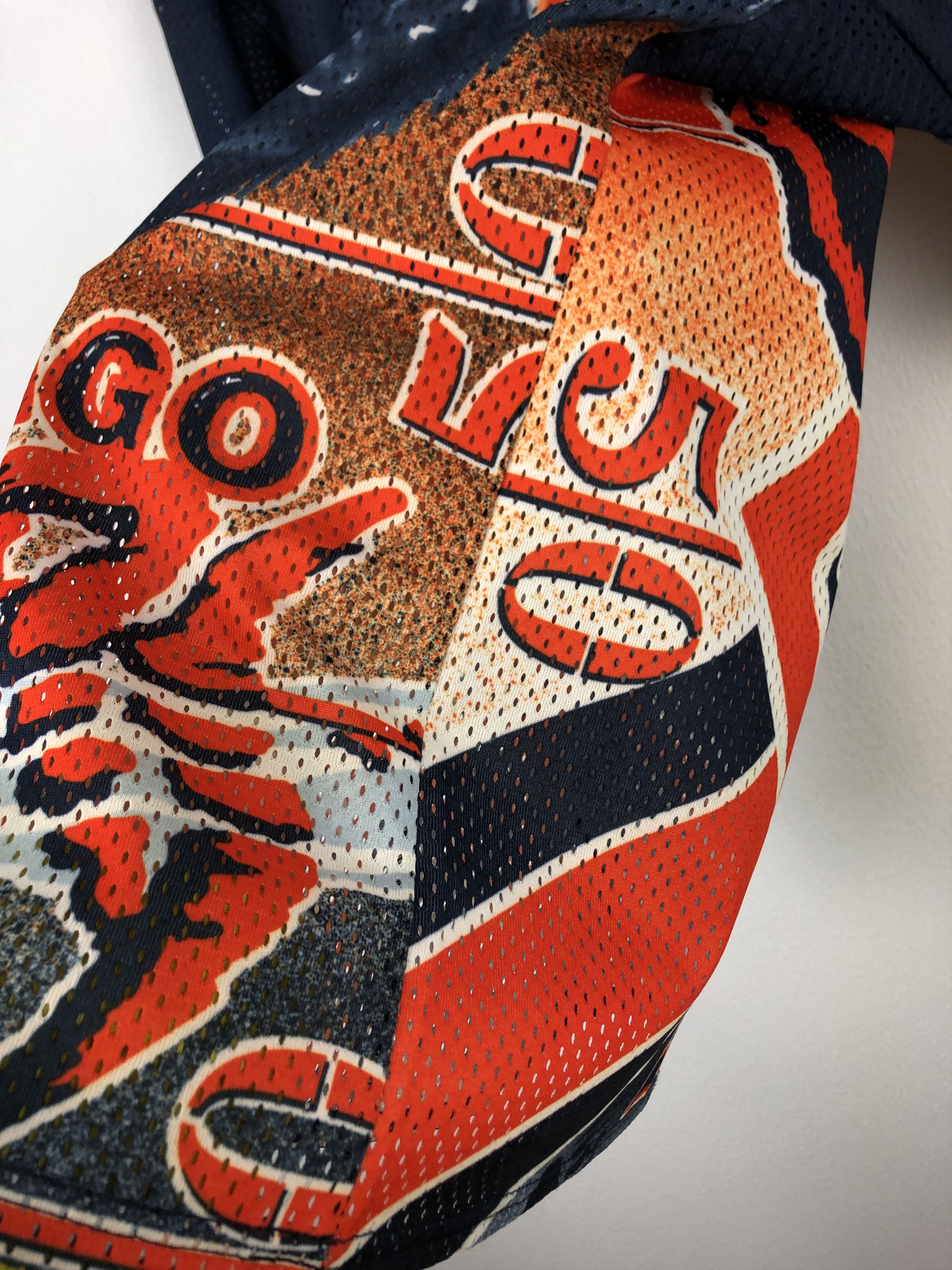 Vintage Vintage 90's Chicago Bears NFL All Over Print Mesh Jersey Size US M / EU 48-50 / 2 - 5 Thumbnail