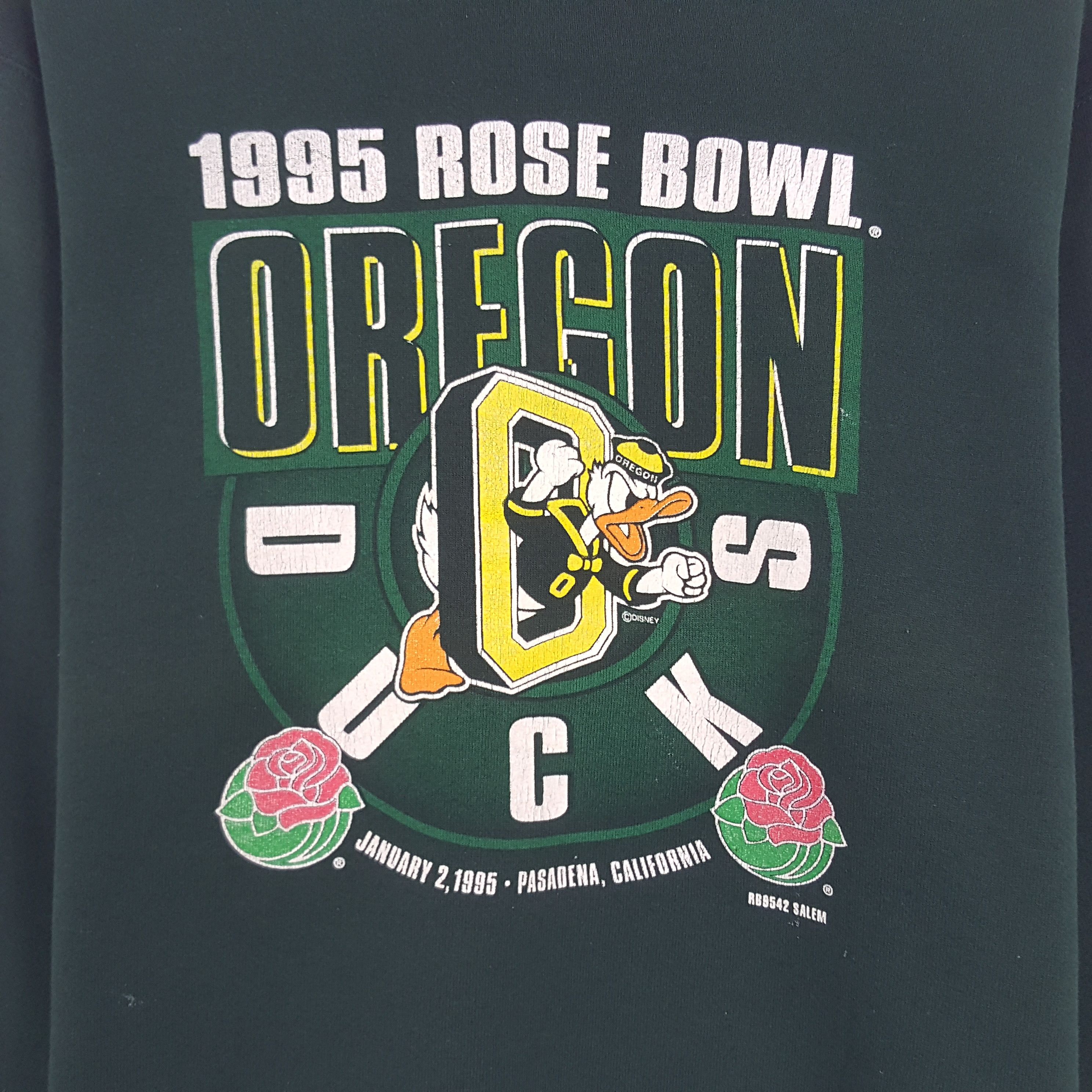 Salem Sportswear × Vintage Vintage 1995 Rose Bowl Oregon Sweatshirt Size US S / EU 44-46 / 1 - 2 Thumbnail