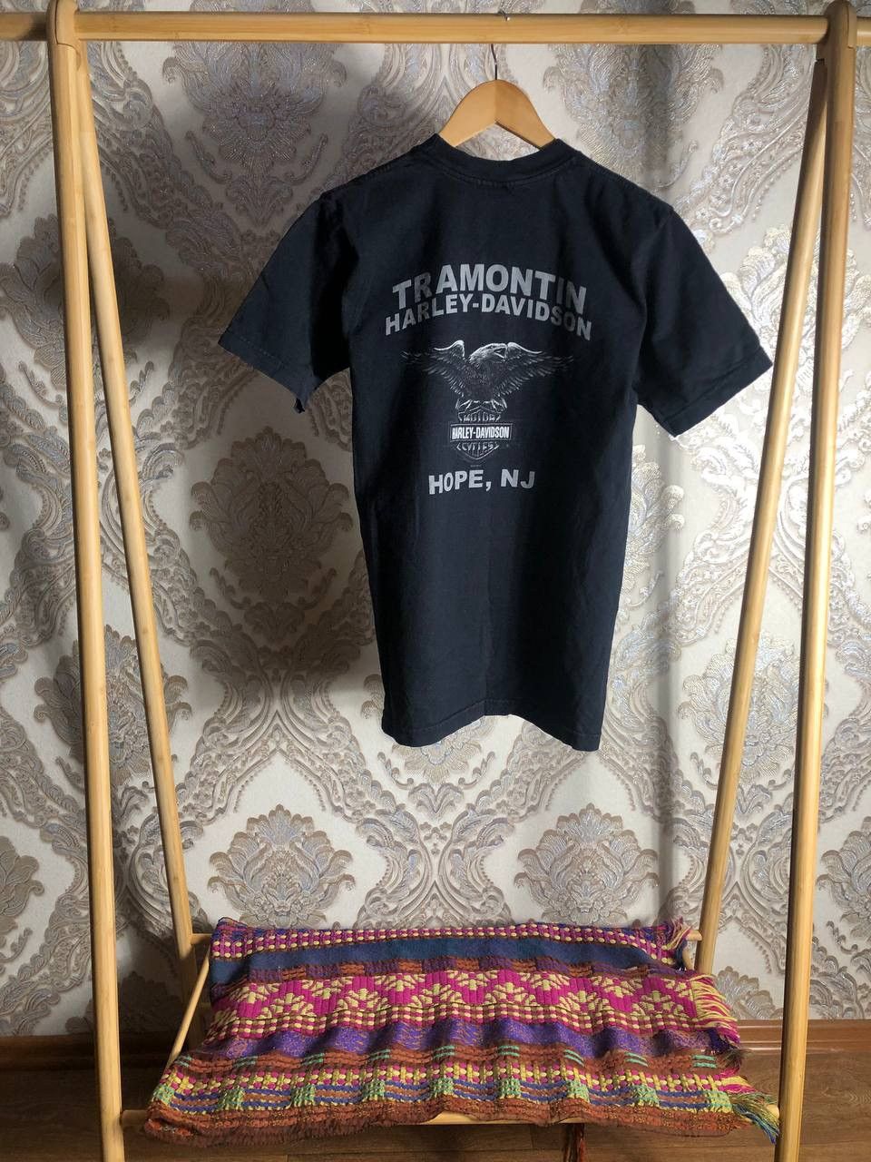 Harley Davidson VINTAGE HARLEY DAVIDSON MOTORCYCLE DOUBLE PRINTED RETRO 90s Size US M / EU 48-50 / 2 - 6 Thumbnail