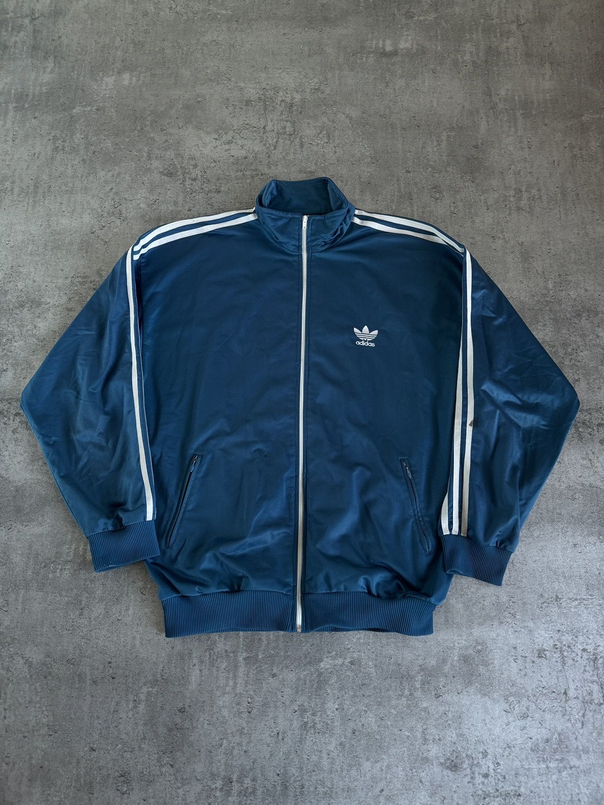 Adidas × Japanese Brand × Vintage Adidas Vintage 90s zip tracksuit rap skate boxy fit Size US XL / EU 56 / 4 - 1 Thumbnail