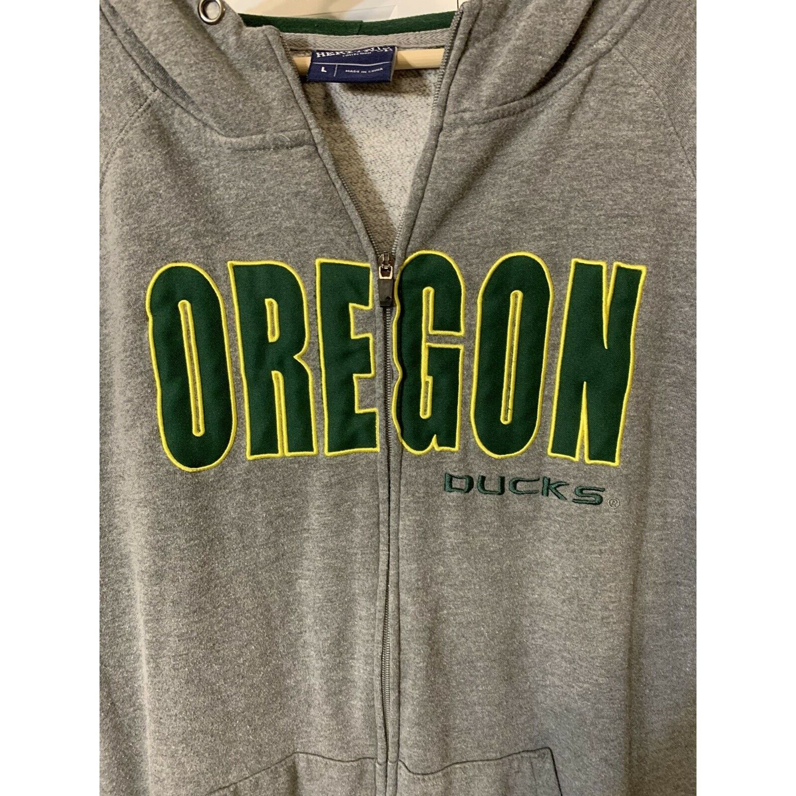 Other OREGON DUCKS Full Zip Campus Heritage Heavy Hoodie Men’s Sz Size US L / EU 52-54 / 3 - 1 Thumbnail