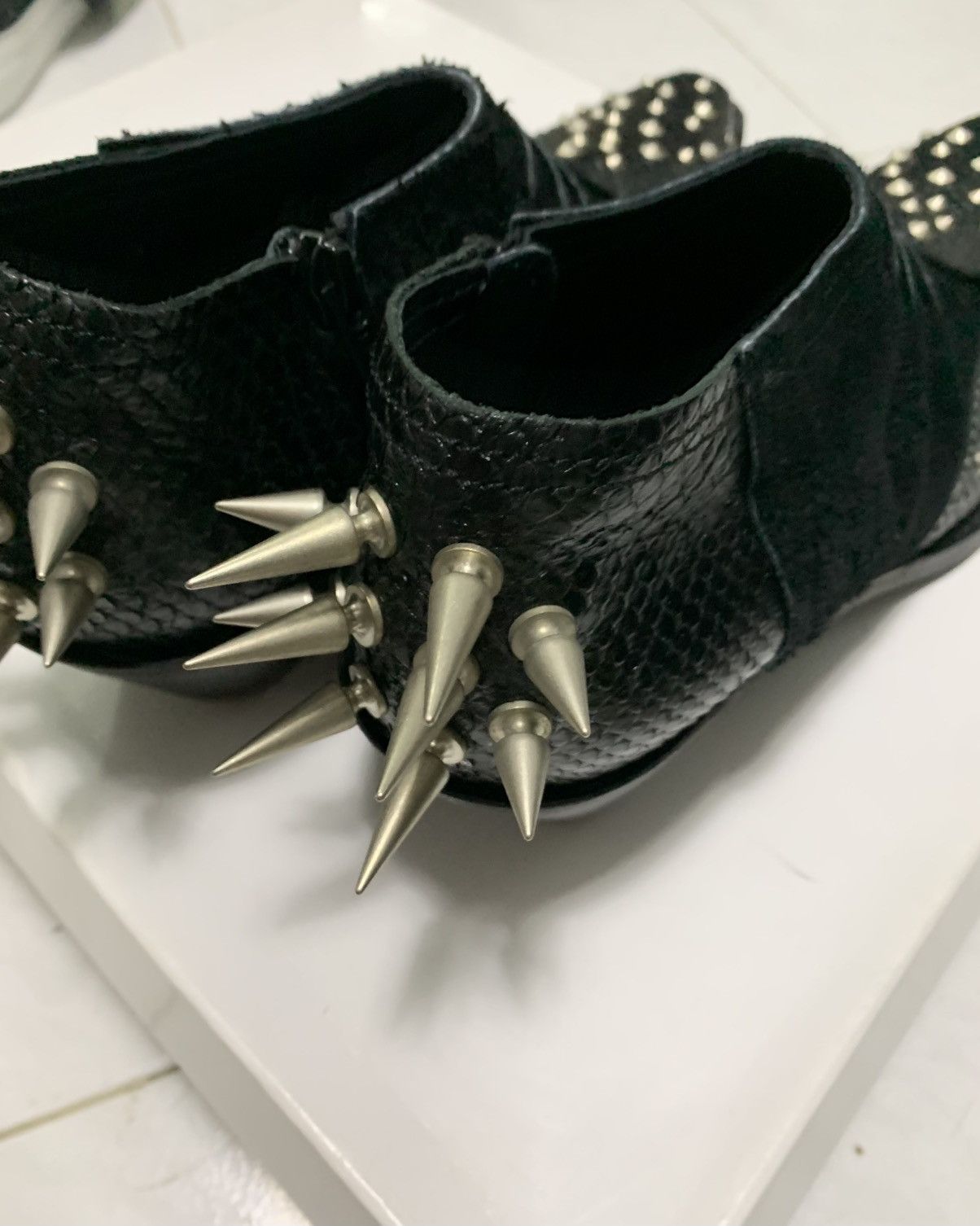 Junya Watanabe Junya watanabe Comme des garçons leather spiked ankle boots Size US 8 / IT 38 - 7 Thumbnail