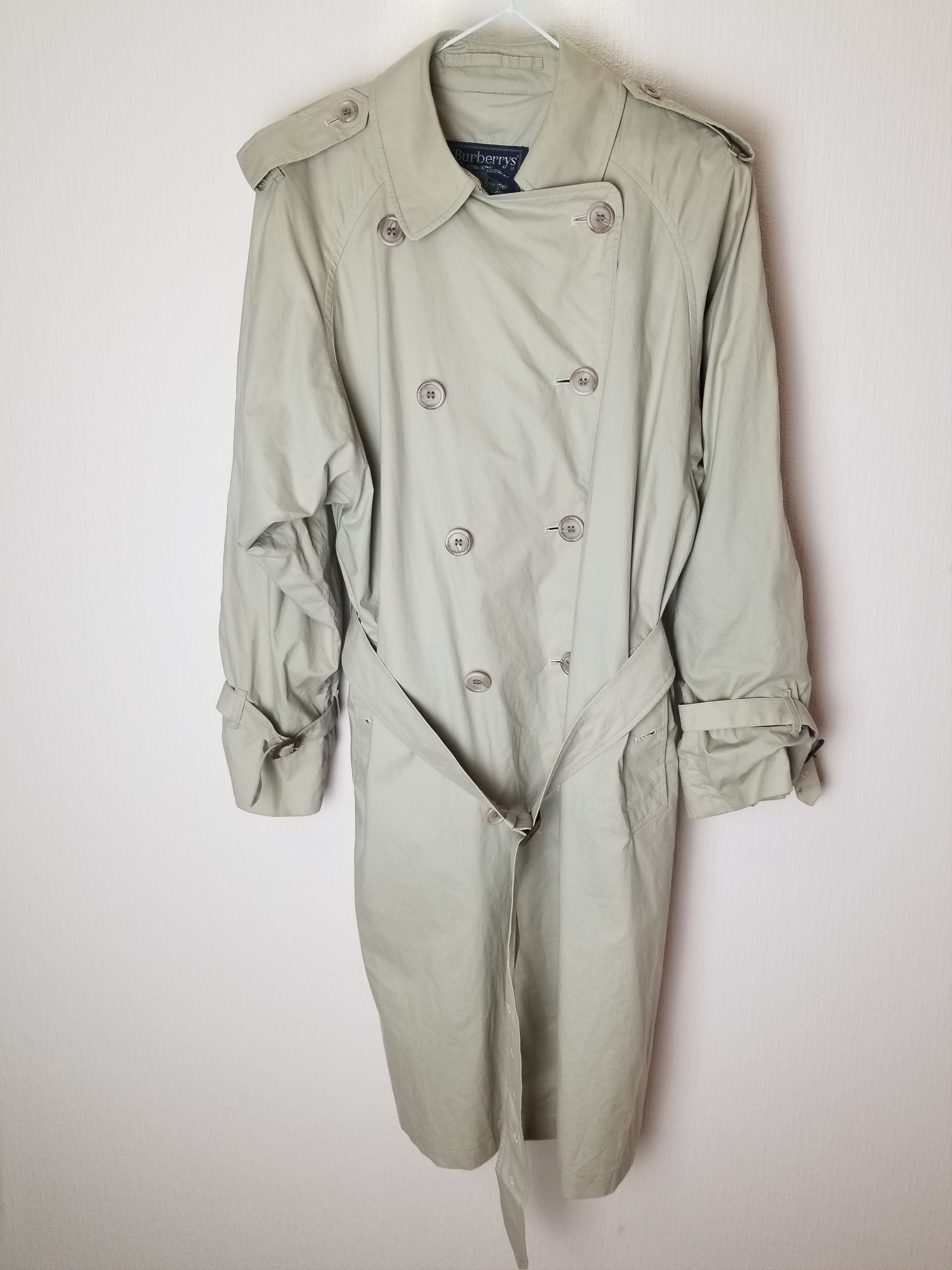 Burberry Burberrys Exlong 100% Cotton Duble Blessted Trench Coat Size M / US 6-8 / IT 42-44 - 4 Thumbnail