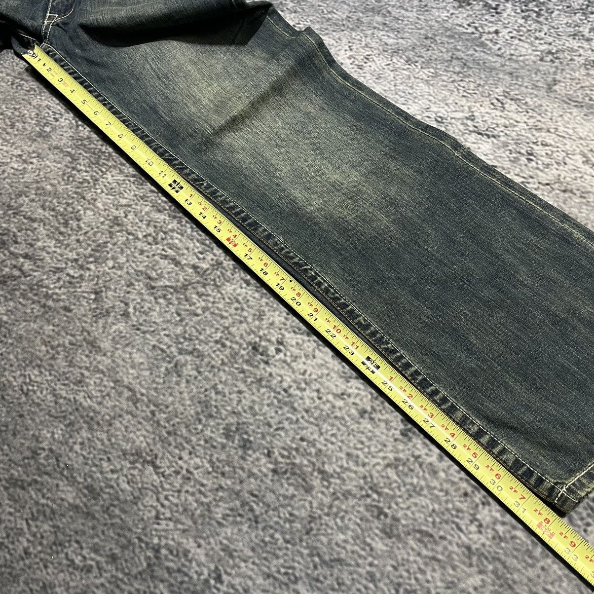Marc Ecko VINTAGE Y2K MARC ECKO BOOTCUT GRUNGE EMBROIDERED JEANS 34x32 Size US 34 / EU 50 - 15 Thumbnail