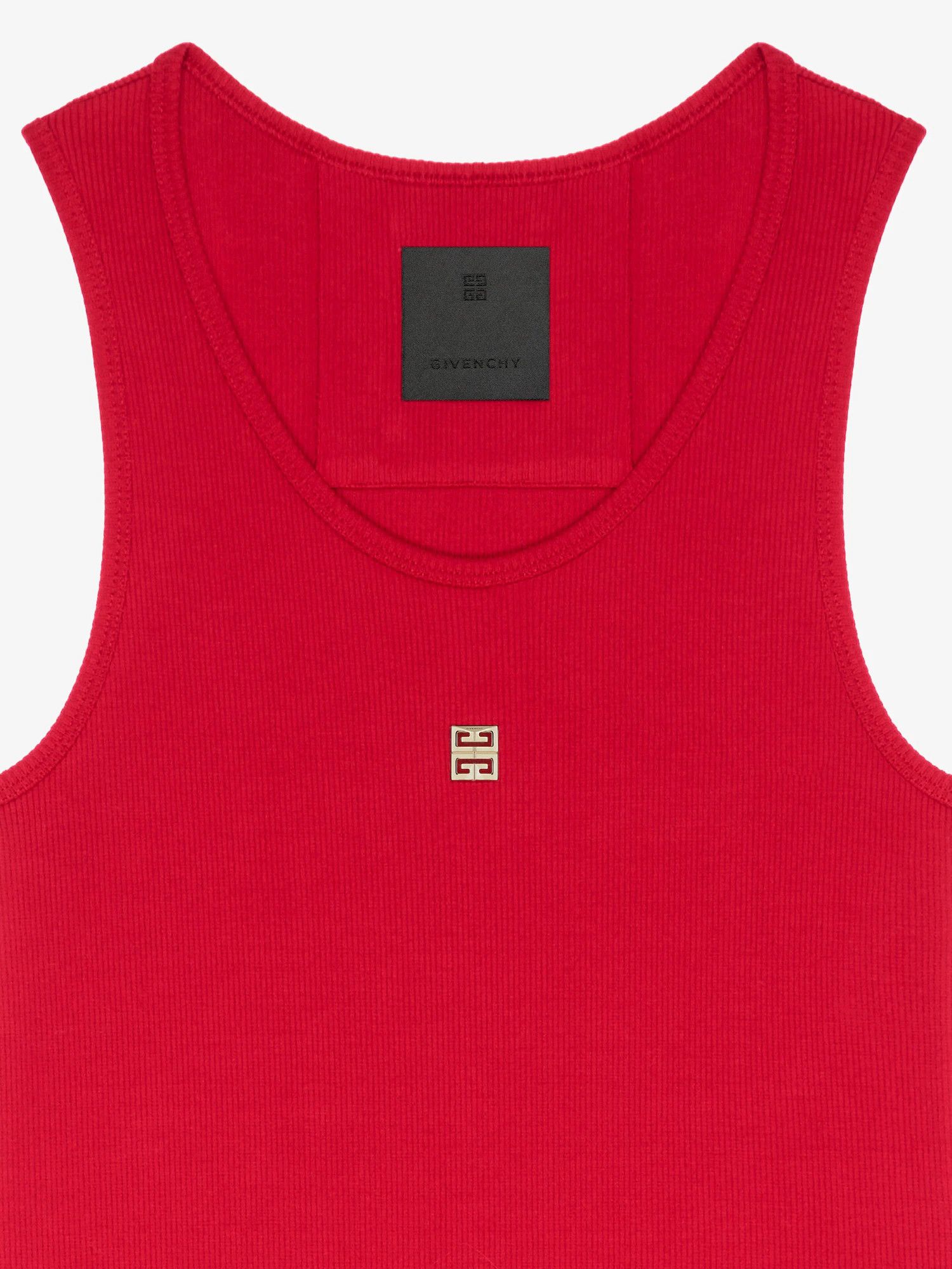 Givenchy o1srvl11e0225 Tank Top Long Dress in Red Size L / US 10 / IT 46 - 2 Thumbnail