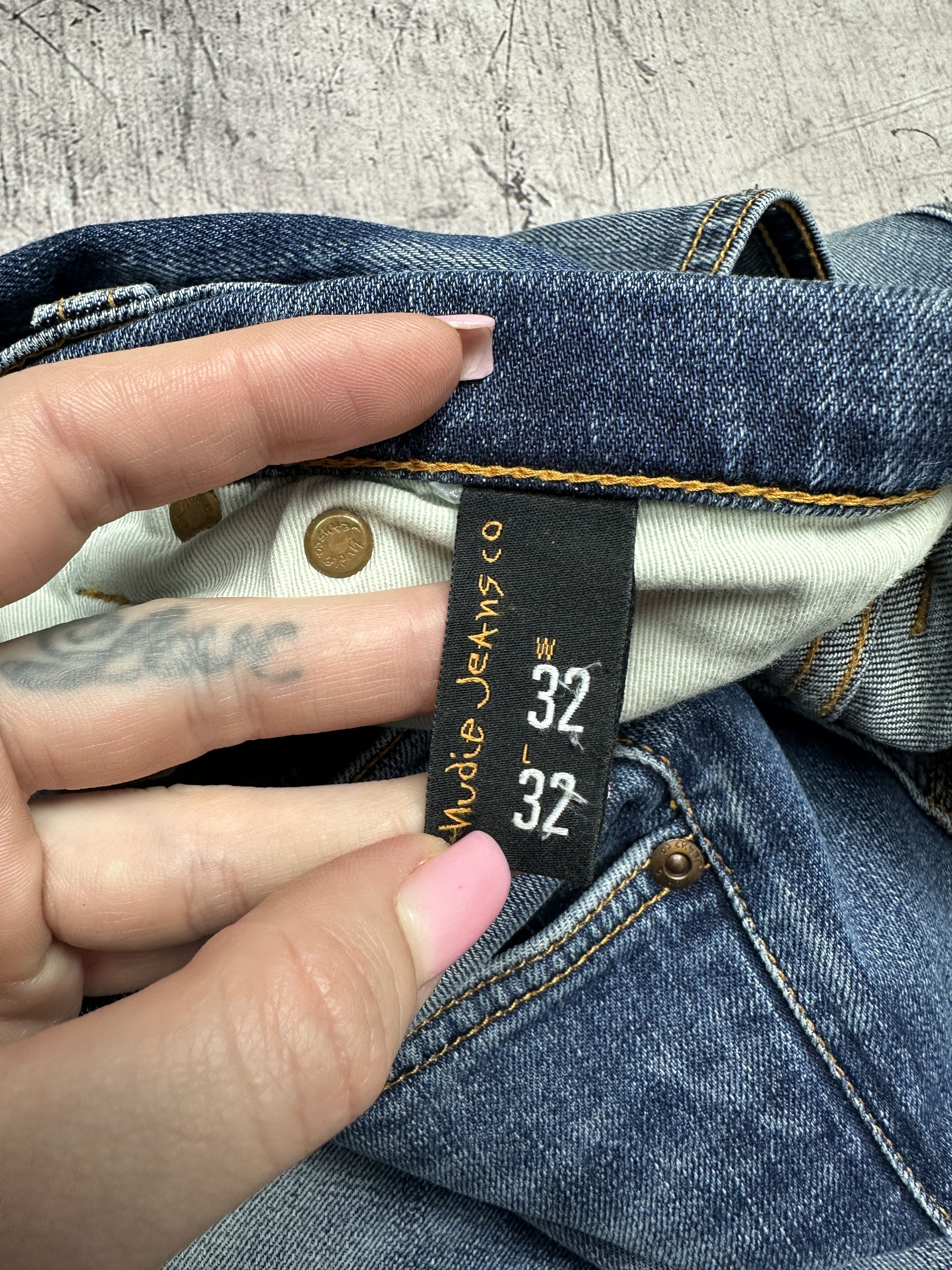 Nudie Jeans Nudie Jeans Lean Dean Mens Denim Pants Size US 32 / EU 48 - 8 Thumbnail