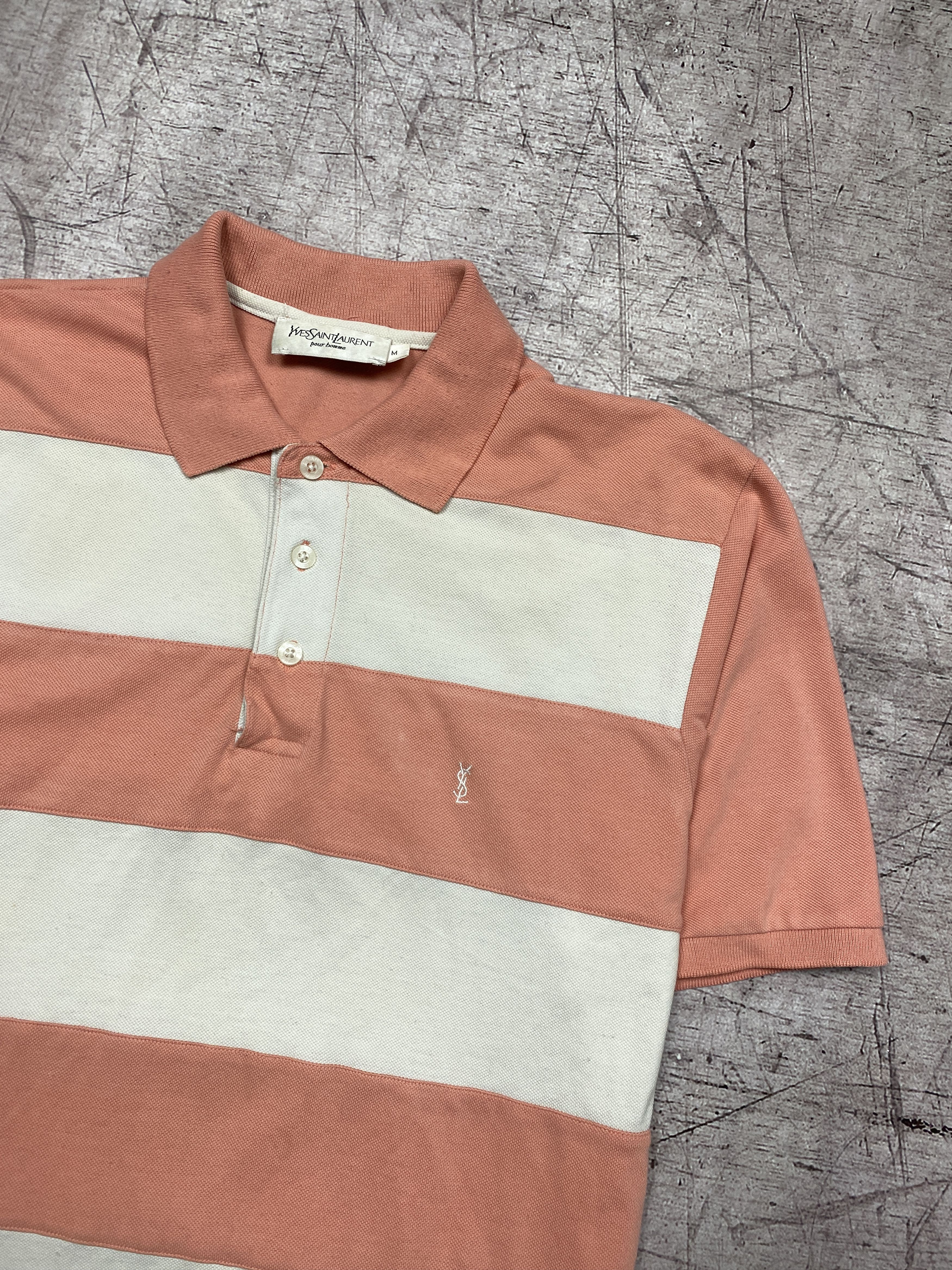 Yves Saint Laurent Yves Saint Laurent YSL Vintage Mens Polo Shirt Size US M / EU 48-50 / 2 - 2 Thumbnail
