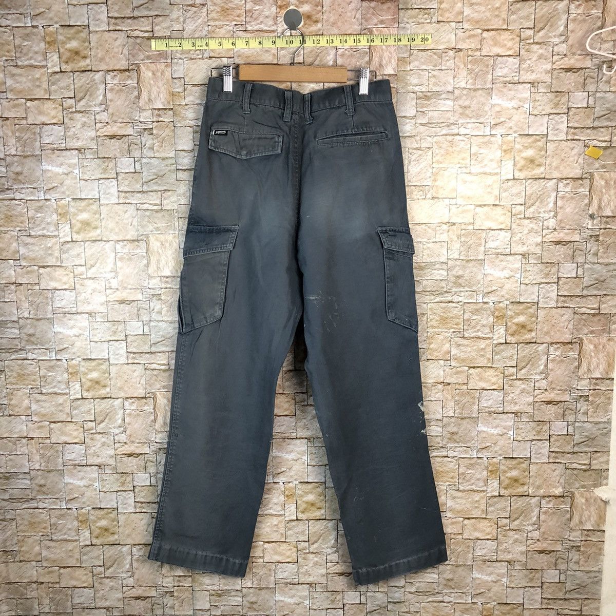 Japanese Brand × Vintage G.Ground faded ripped patchwork Cargo Pants #A993 Size US 29 - 16 Thumbnail