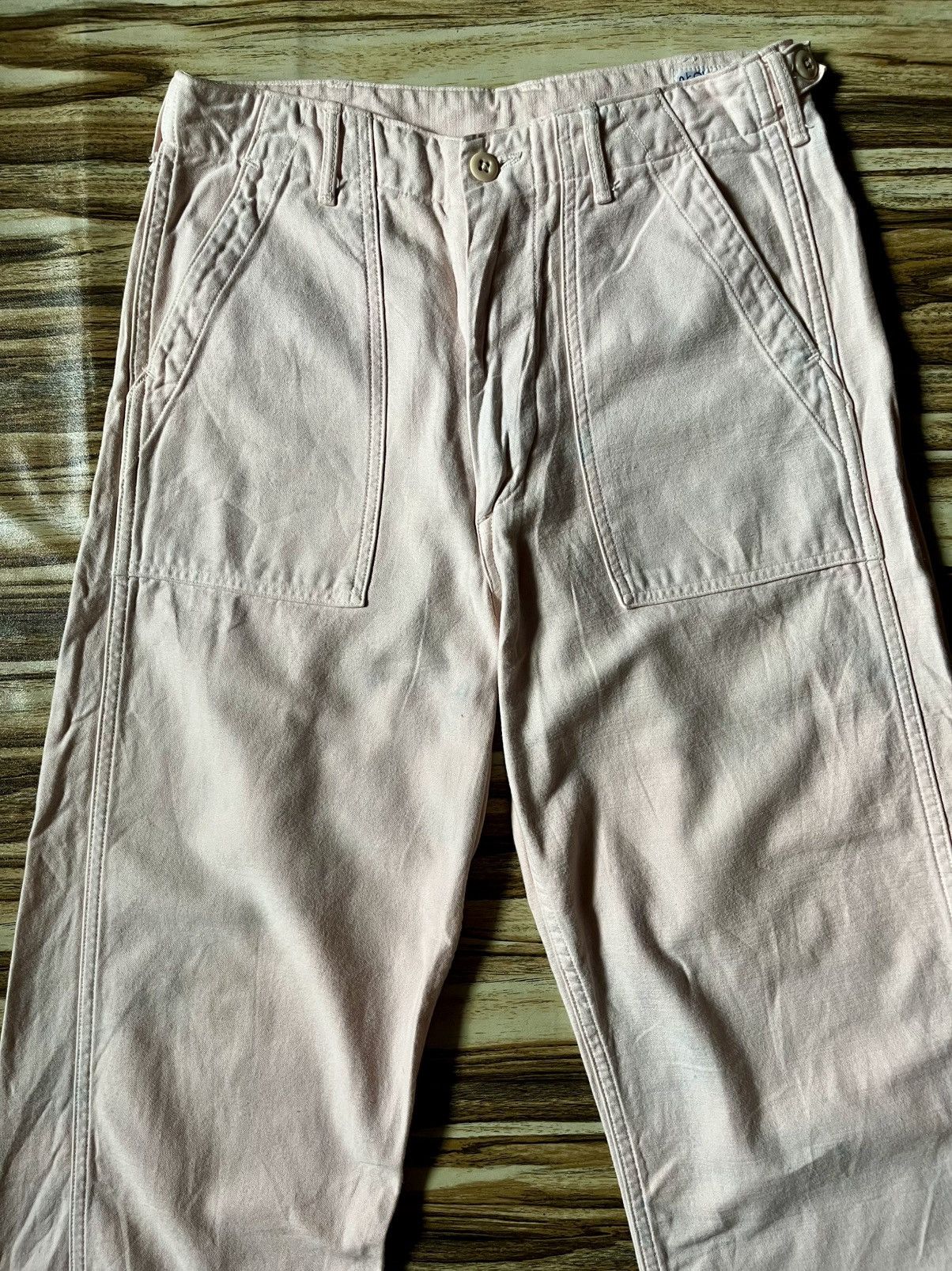 Japanese Brand Slim Fatigue Pant in Dusty Rose Size US 30 / EU 46 - 3 Thumbnail