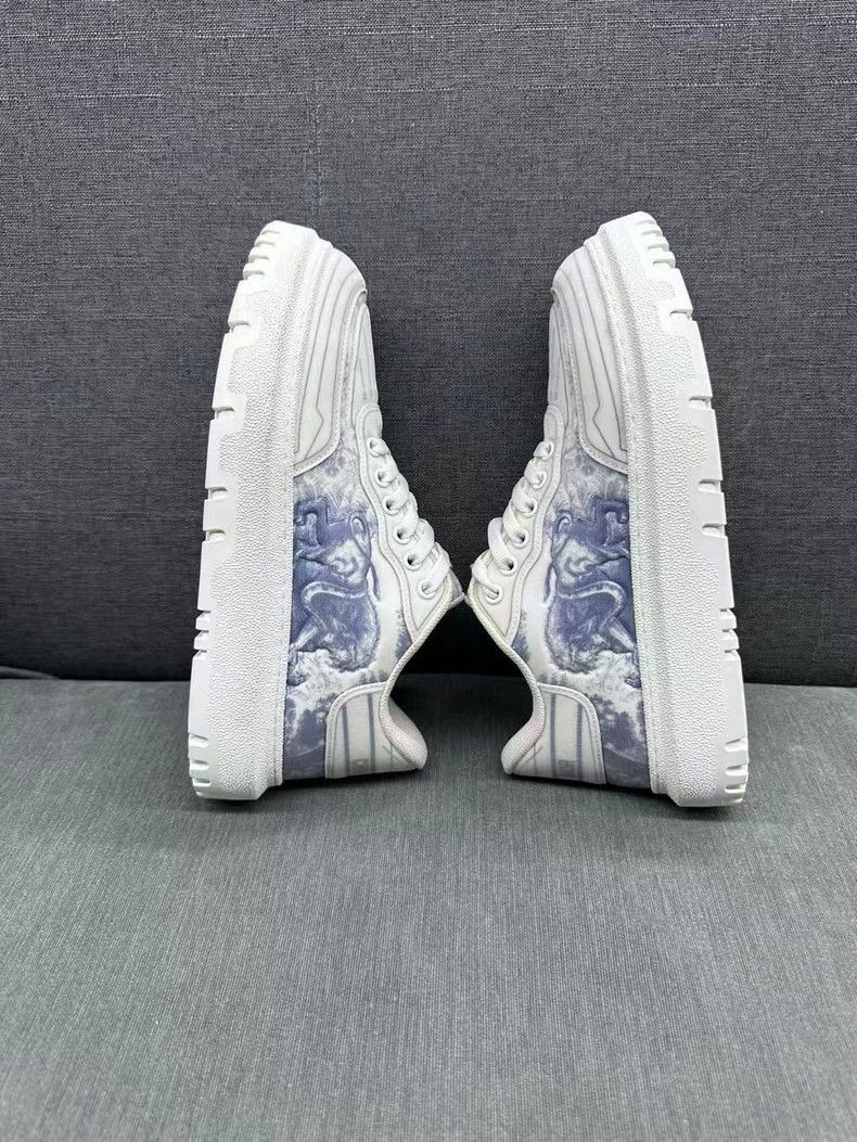 Dior Dior White and Blue Sneakers 38 Size-2506 Size US 7 / EU 40 - 3 Thumbnail