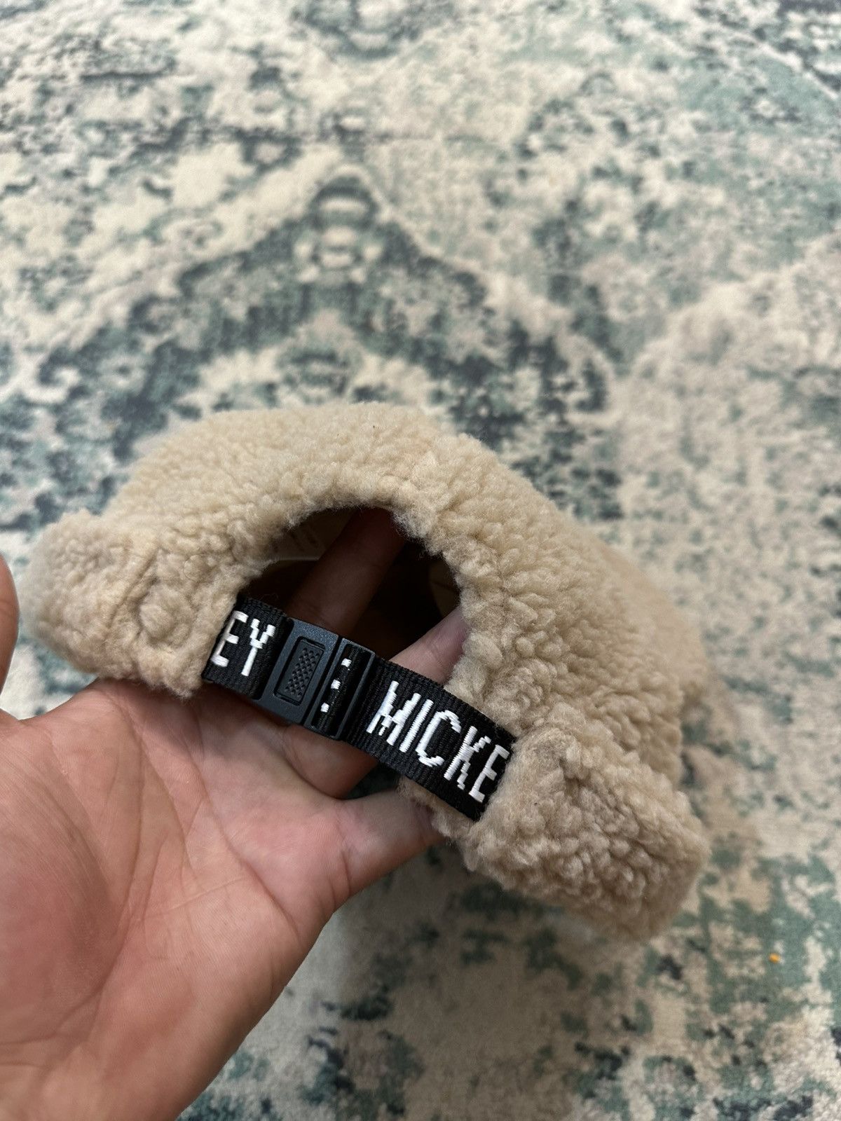 Designer × Japanese Brand Mickey Mouse Ear Fluffy Beanie Hats (OSFA) Japan Limited Size ONE SIZE - 8 Thumbnail