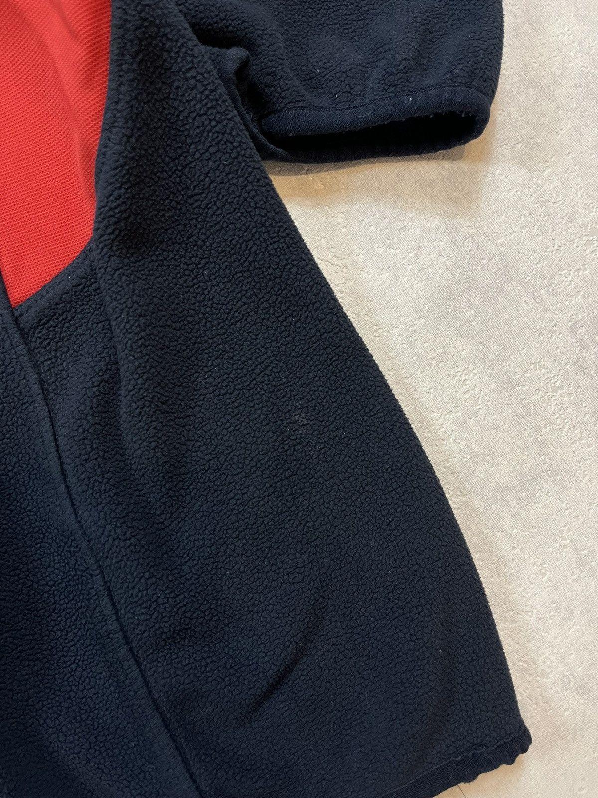 Nike × Vintage 90s Nike England Vintage Y2K Fleece Oversized 1/4 Zip Jacket Size US XL / EU 56 / 4 - 7 Thumbnail