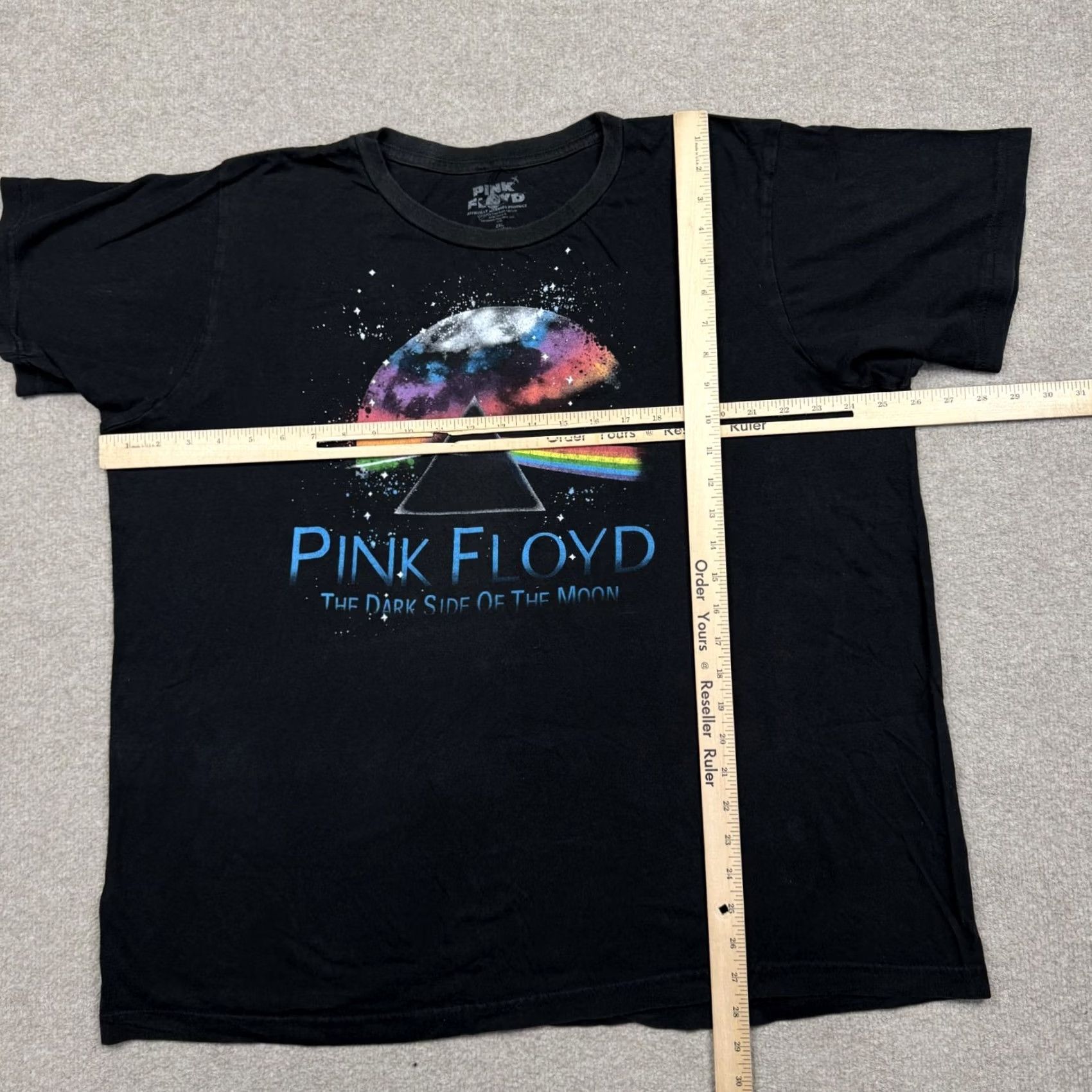 Vintage Pink Floyd Shirt Black Short Sleeve Crew Neck Graphic Tee Men's 2XL Casual Retro Music Size US XXL / EU 58 / 5 - 4 Thumbnail