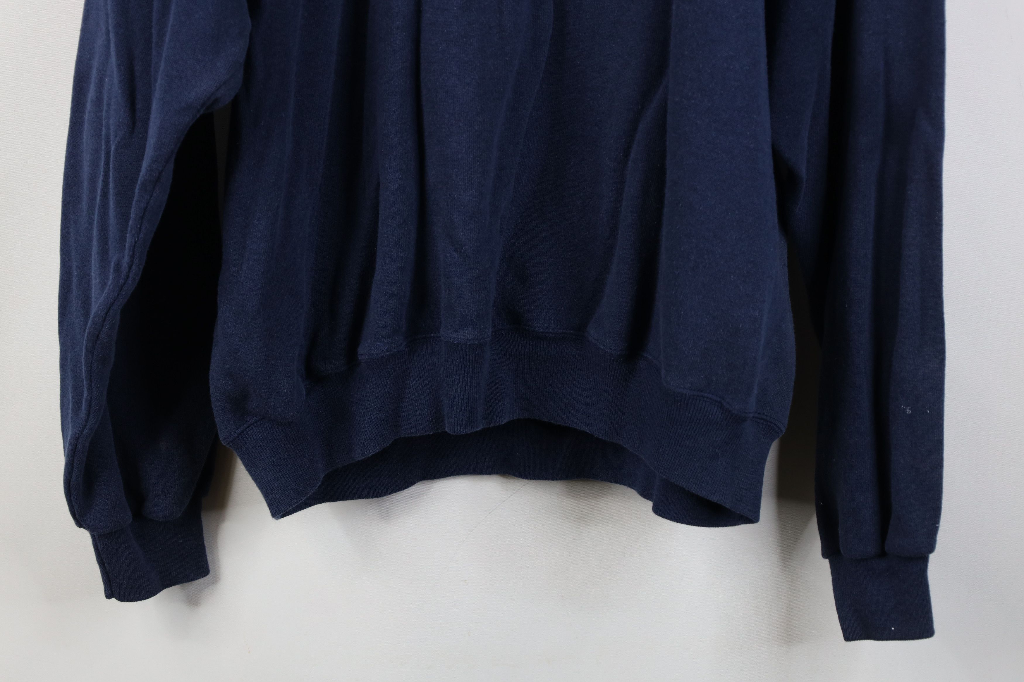 Vintage Vintage 80s Tech Ireland Crewneck Sweatshirt Blue USA Size XXL / US 16-18 / IT 52-54 - 15 Thumbnail