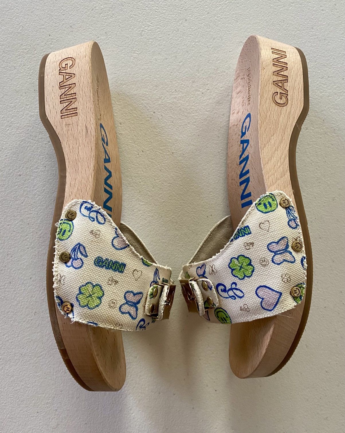 Ganni Dr Scholls X Ganni Original Clog Women Shoes White 7 US Size US 7 / IT 37 - 4 Thumbnail