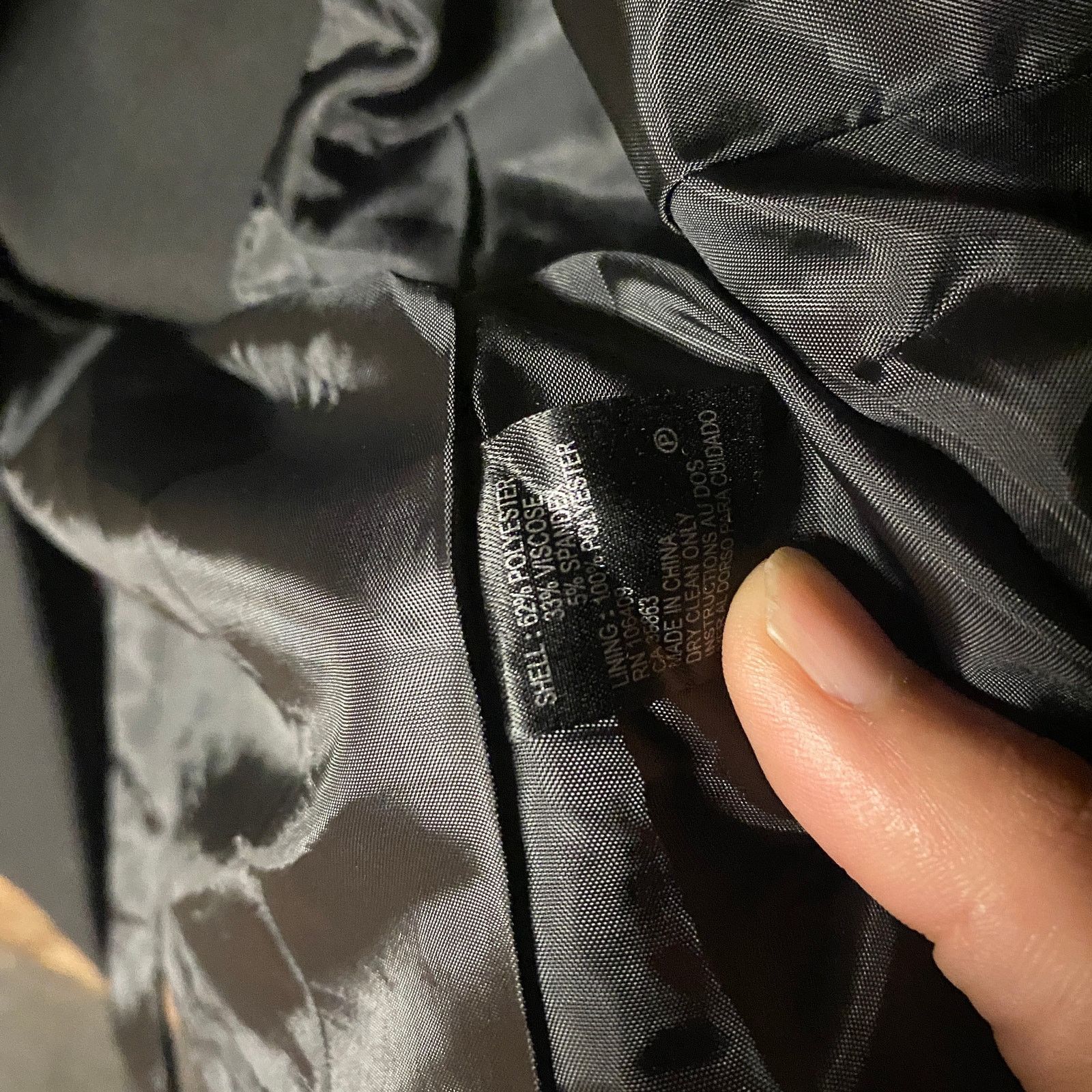 Other Tahari Arthur S. Levine Black Single Button Blazer Jacket 10 Size L / US 10 / IT 46 - 7 Thumbnail