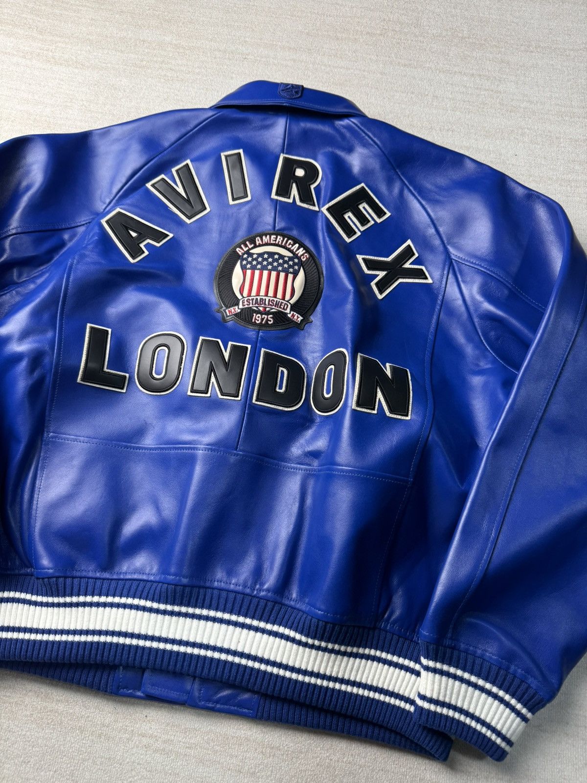 Avirex London exclusive icon leather jacket Size US L / EU 52-54 / 3 - 2 Thumbnail