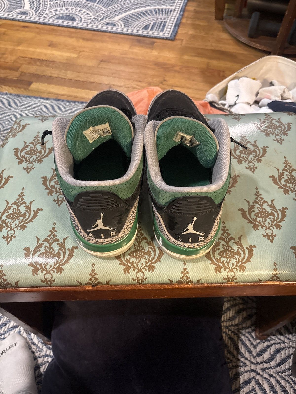 Jordan Brand Pine Green Jordan 3 Size US 11.5 / EU 44-45 - 3 Thumbnail