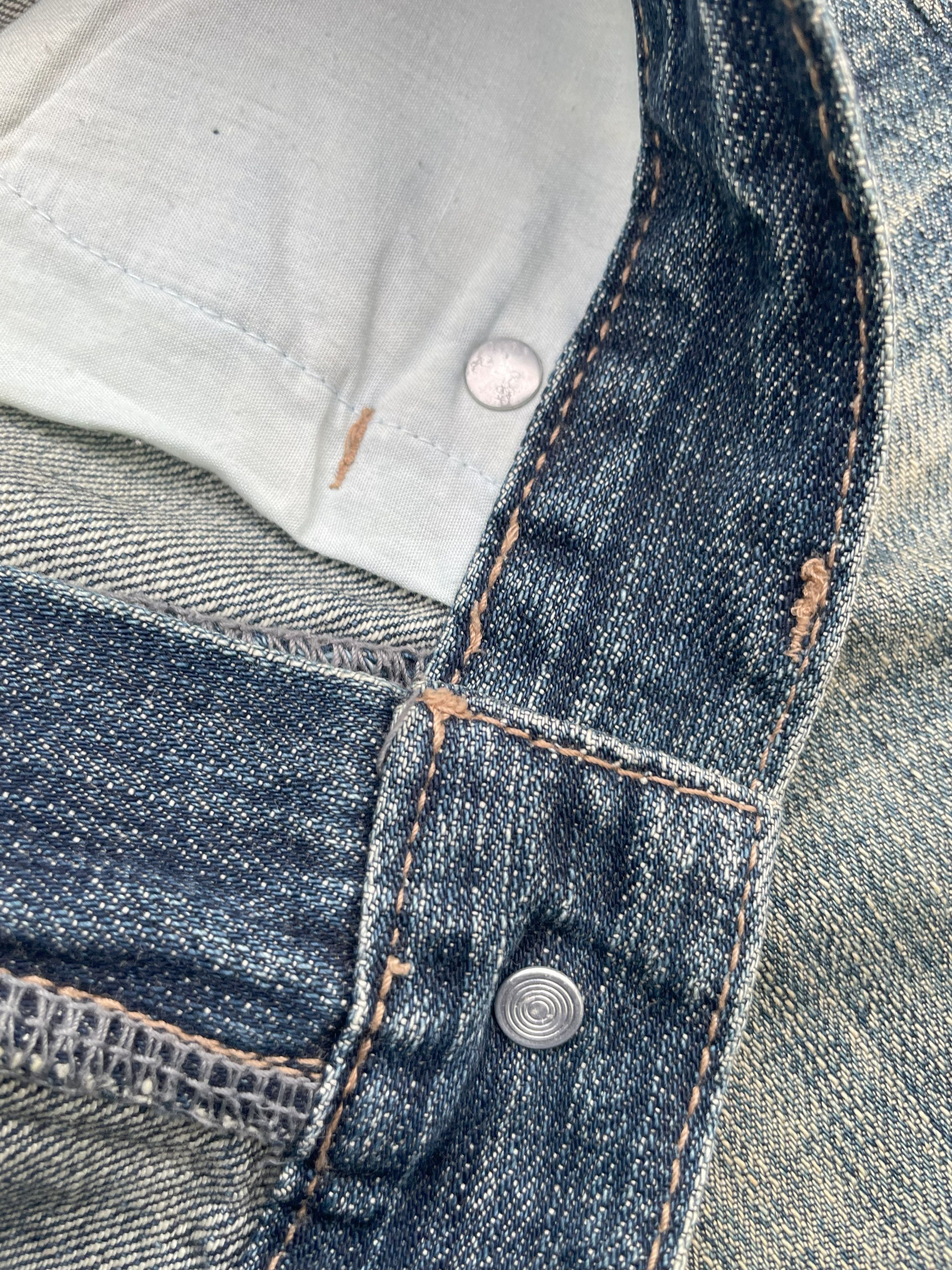 King King Jonathan Faded Wash Denim Size US 32 / EU 48 - 12 Thumbnail