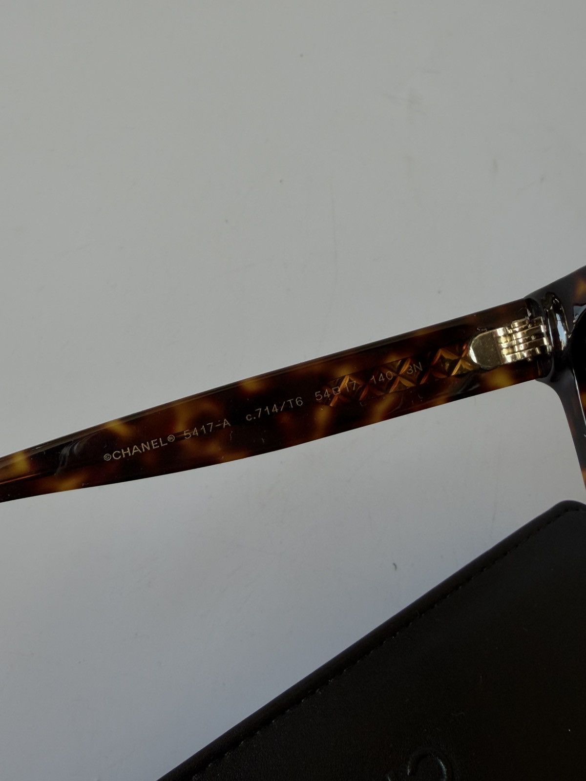 Chanel Chanel Acetate Square Sunglasses in Tortoise Size ONE SIZE - 8 Thumbnail