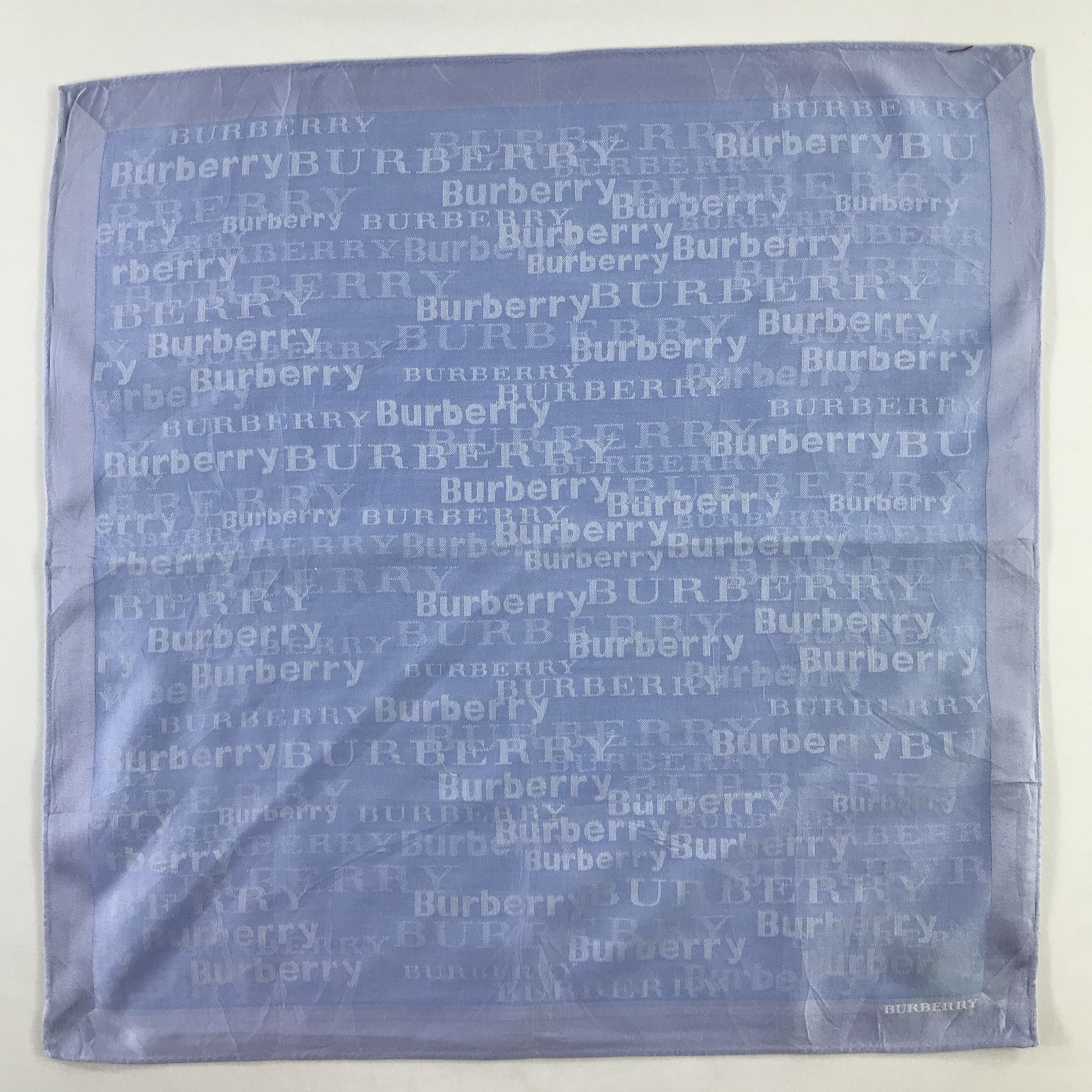 Burberry × Vintage Burberry Bandana / Handkerchief / Neckerchief - S847 Size ONE SIZE - 1 Thumbnail