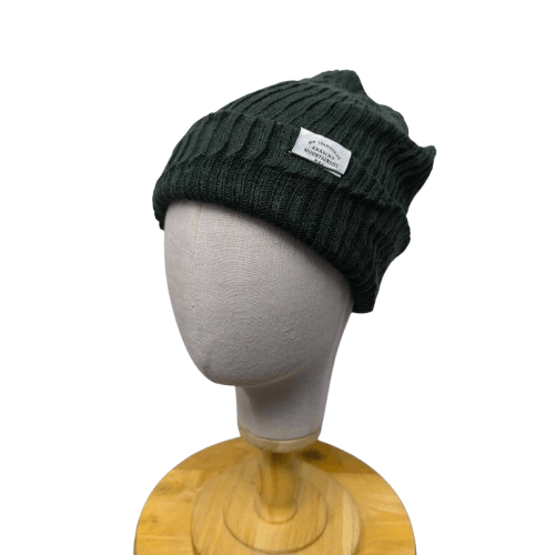 Japanese Brand 💥 H.D.S japan patch green army short beanie hat Size ONE SIZE - 1 Thumbnail