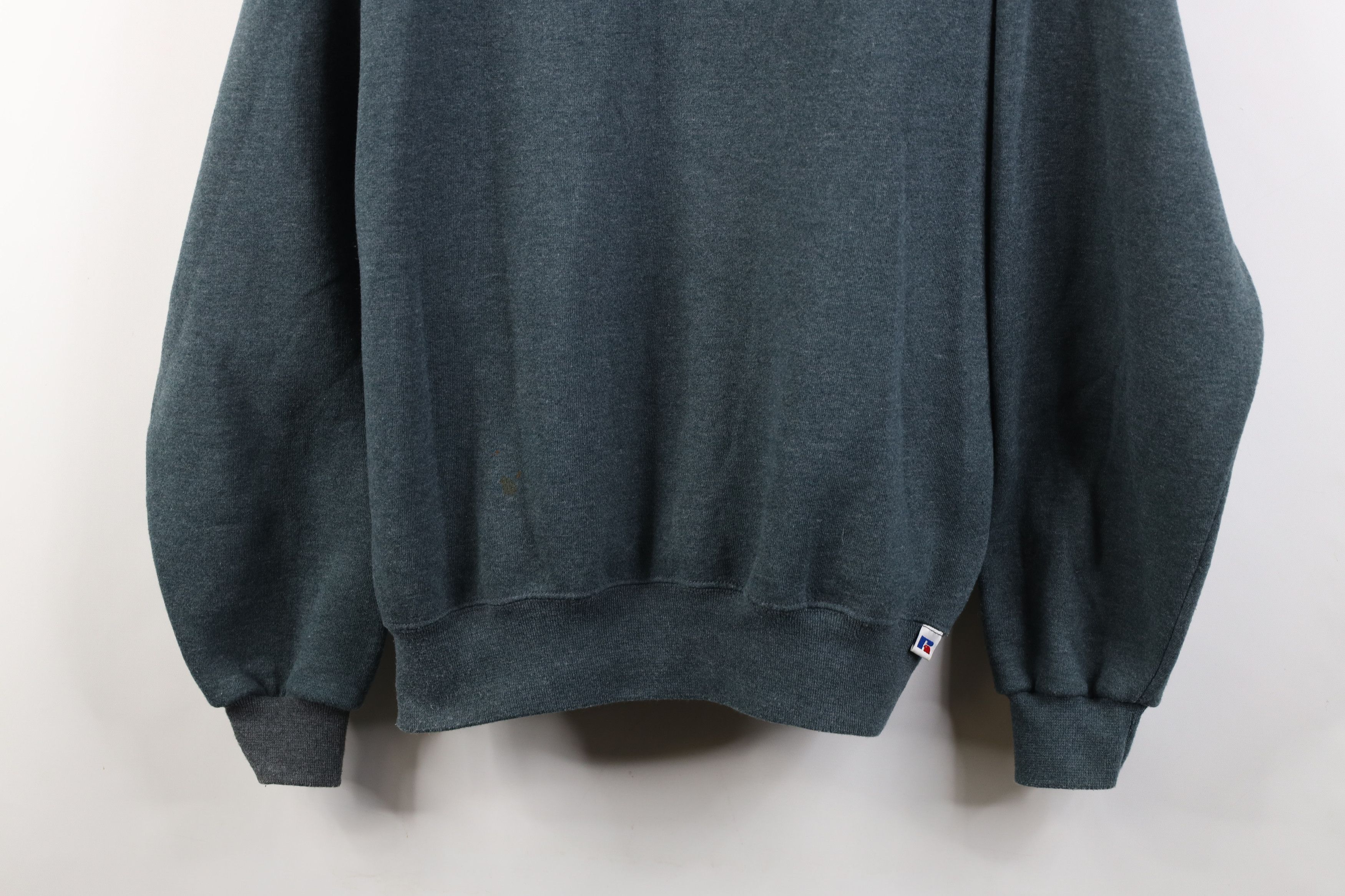Russell Athletic Vintage 90s Russell Athletic Blank Crewneck Sweatshirt Gray Size US L / EU 52-54 / 3 - 3 Thumbnail