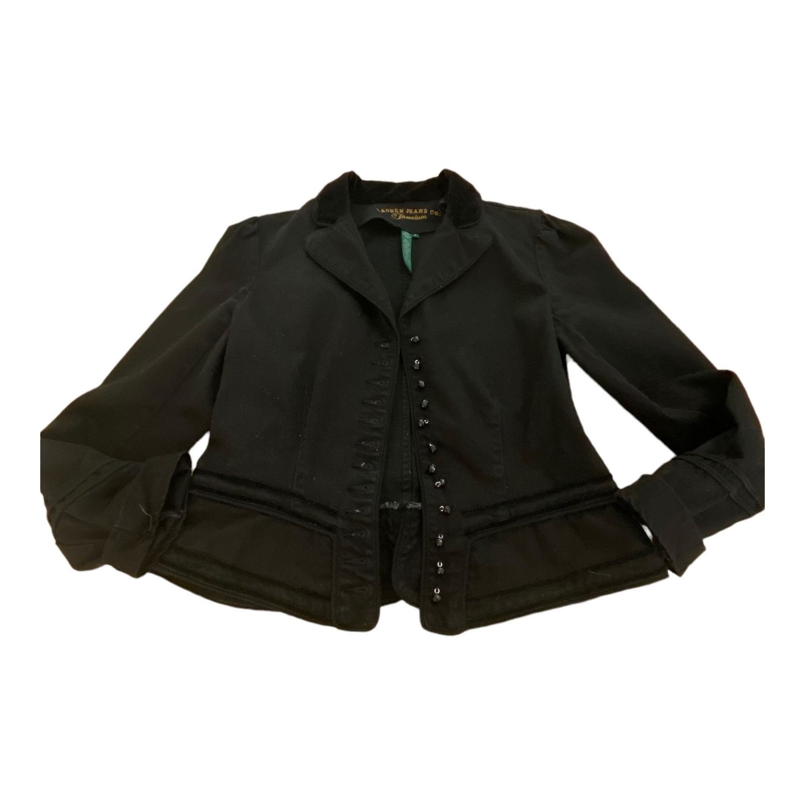 Other Lauren Jeans Fitted Denim Blazer M Ralph Lauren Black Victor Size M / US 6-8 / IT 42-44 - 14 Thumbnail