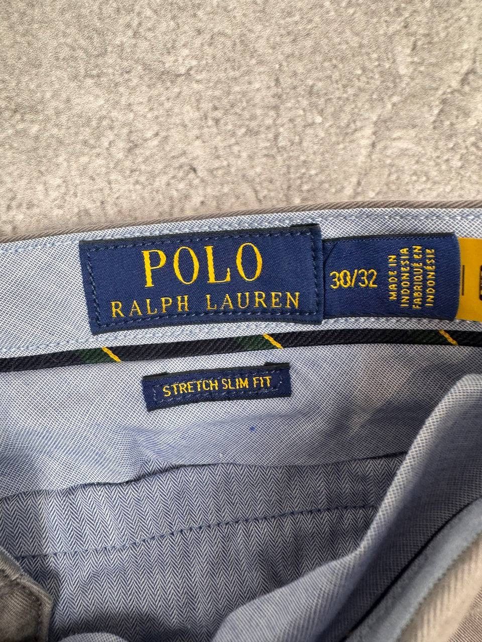 Polo Ralph Lauren Polo Ralph Lauren Men Slim Fit Chino Grey Casual Trousers Size US 30 / EU 46 - 9 Thumbnail