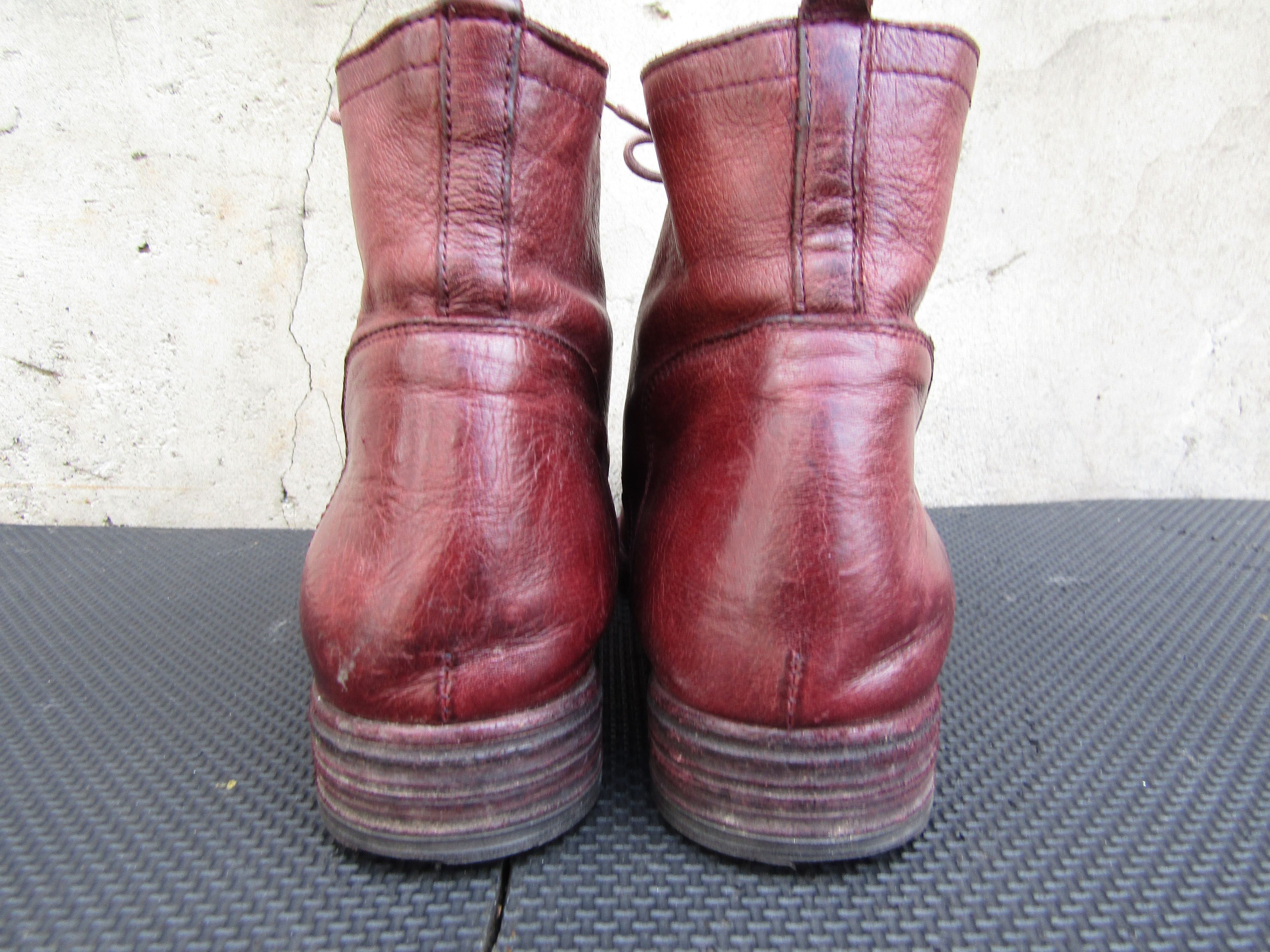 Officine Creative OFFICINE CREATIVE Red Womens Ankle Boots Lace Booties Size US 7.5 / IT 37.5 - 6 Thumbnail