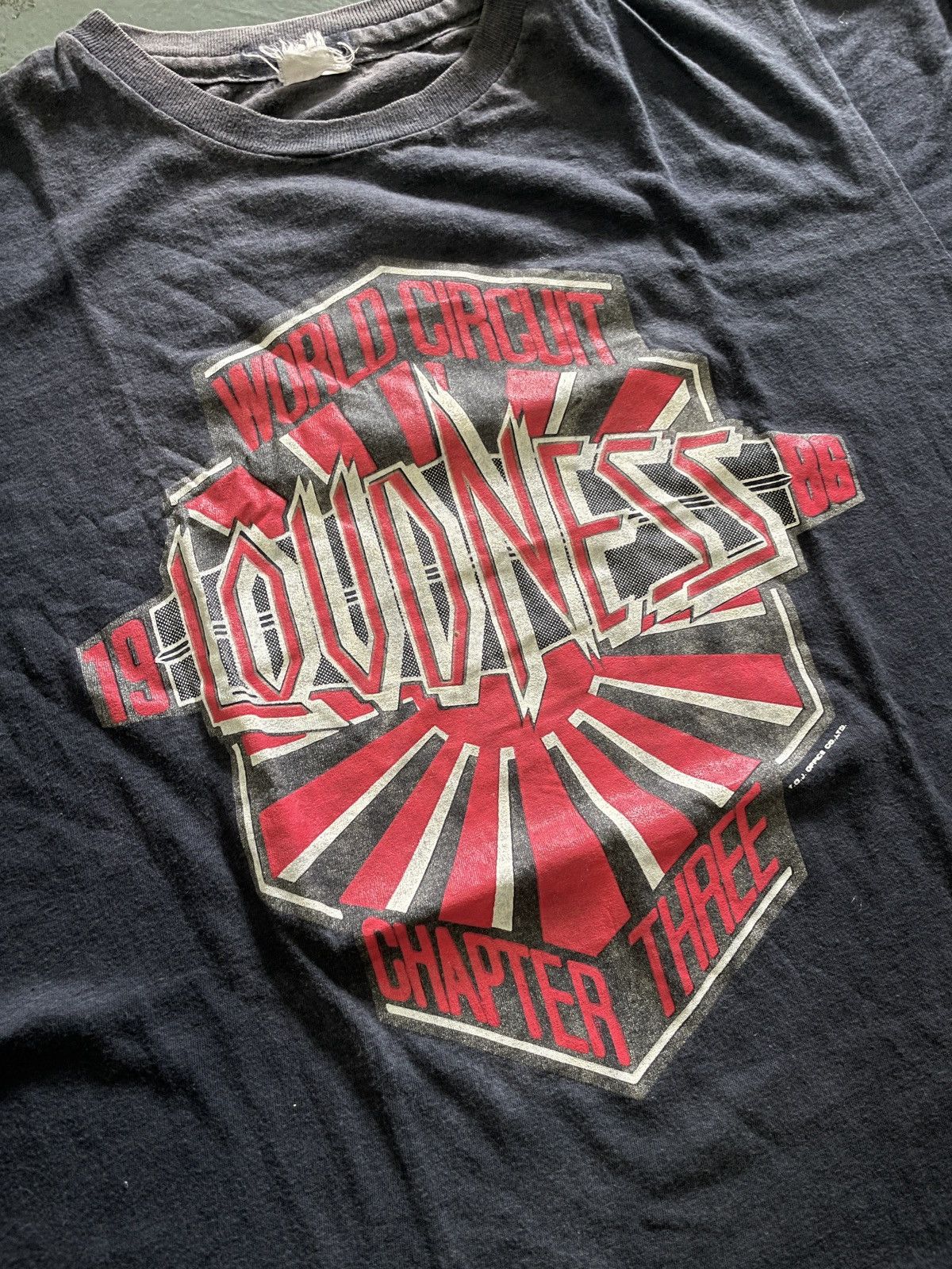 Vintage 80s Loudness “5th ANNIVERSARY” Band Tees