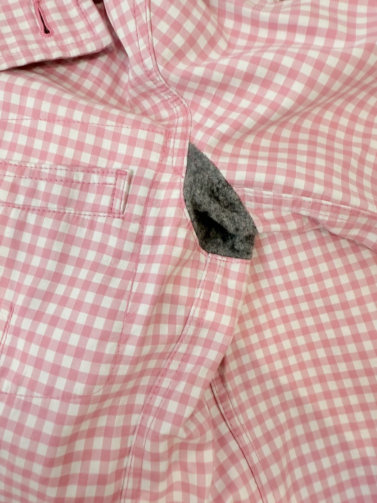 Comme des Garcons COMME DES GARÇONS Homme Plus cropped slim-fit gingham jacket Size 50S - 7 Thumbnail