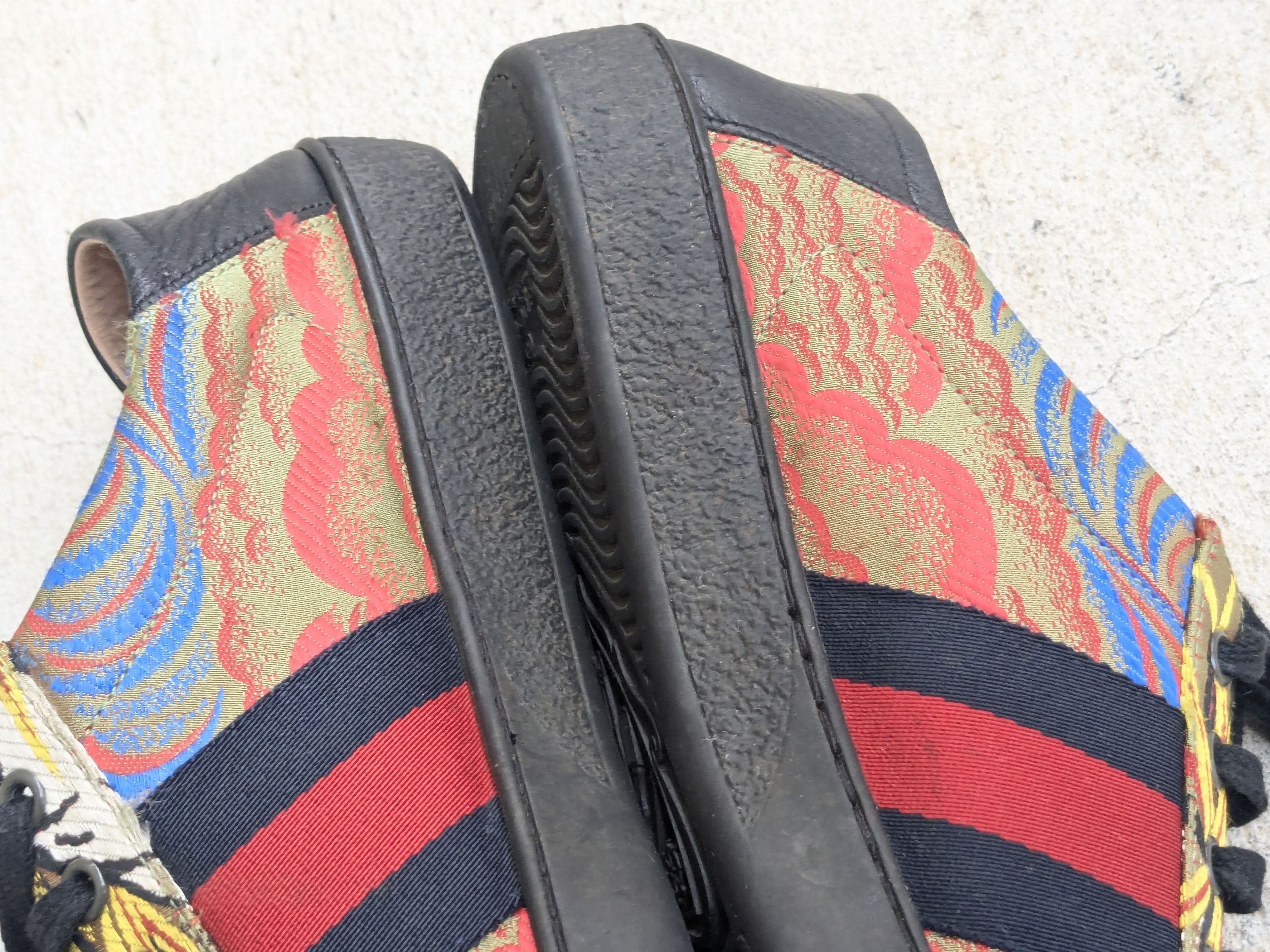 Gucci Gucci Ace Sneakers Silk Jacquard 11 Tiger Size US 11 / EU 44 - 15 Thumbnail