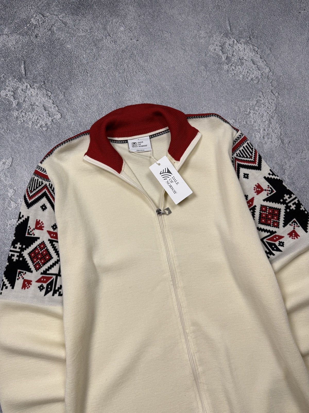 Dale Of Norway Dale of Norway Merino Wool Full Zip Sweater Size US L / EU 52-54 / 3 - 3 Thumbnail