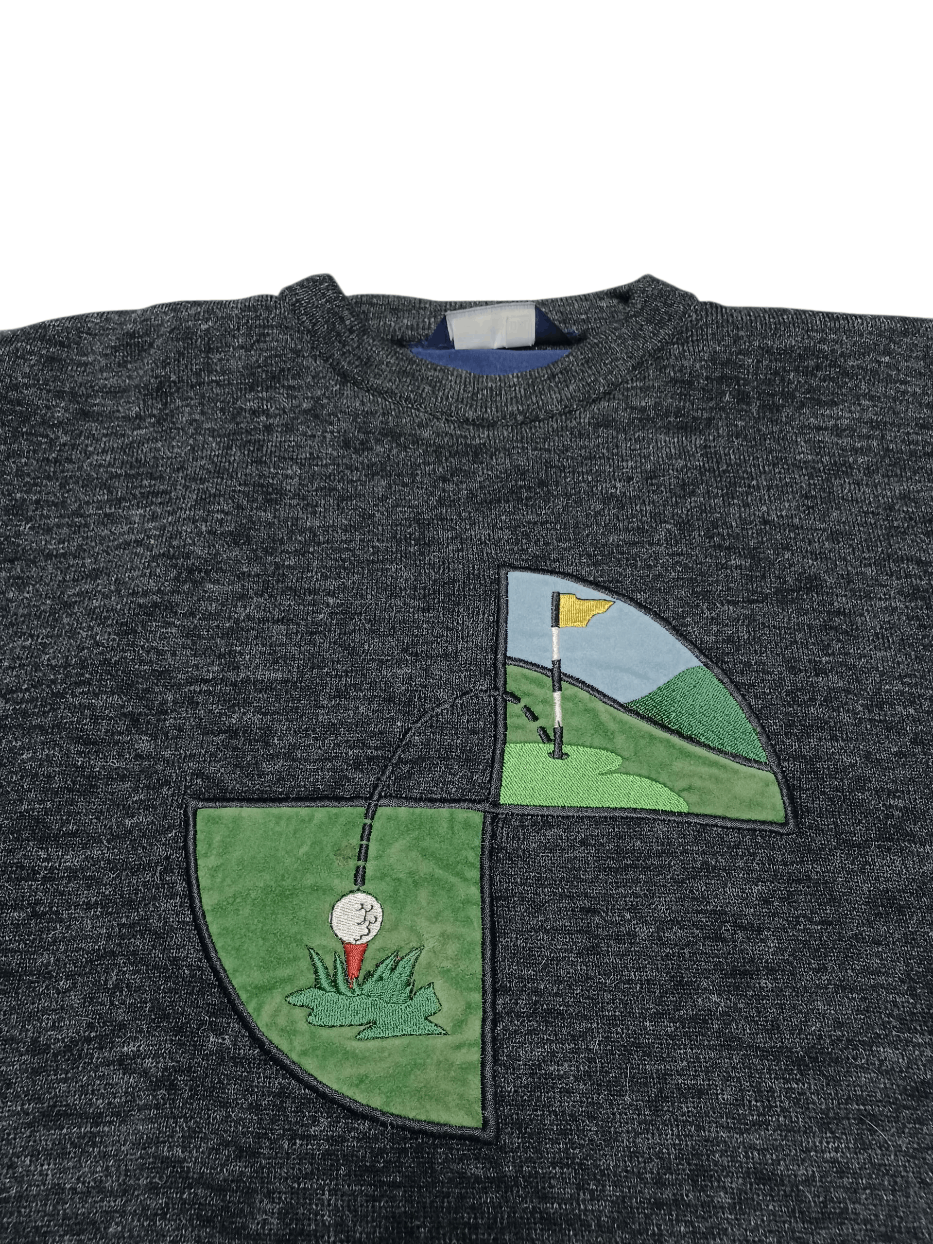 Other MILETA GOLF VINTAGE 90S OLDMONEU LUXURY WOOL SWEATER Size US XL / EU 56 / 4 - 2 Thumbnail