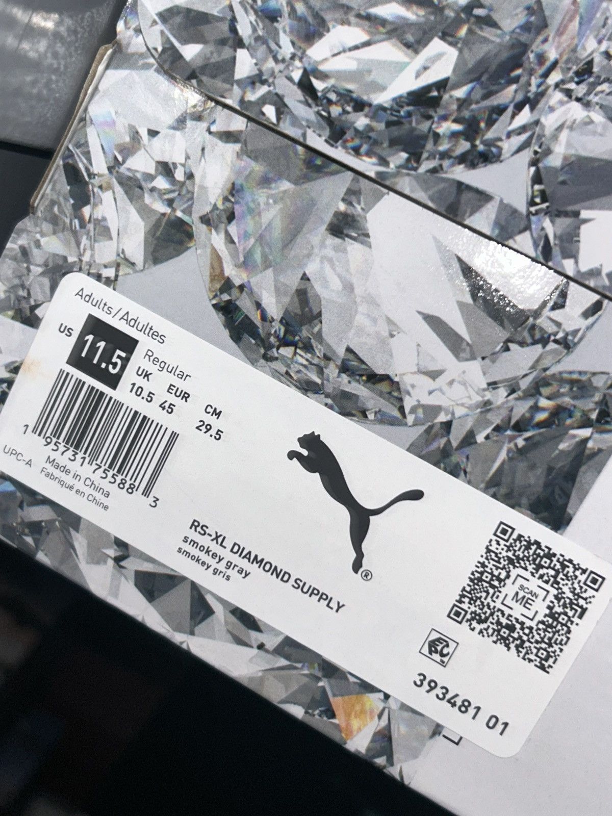 Diamond Supply Co. × Puma puma diamond supply rs-xl 75th anniversary Size US 11.5 / EU 44-45 - 11 Thumbnail